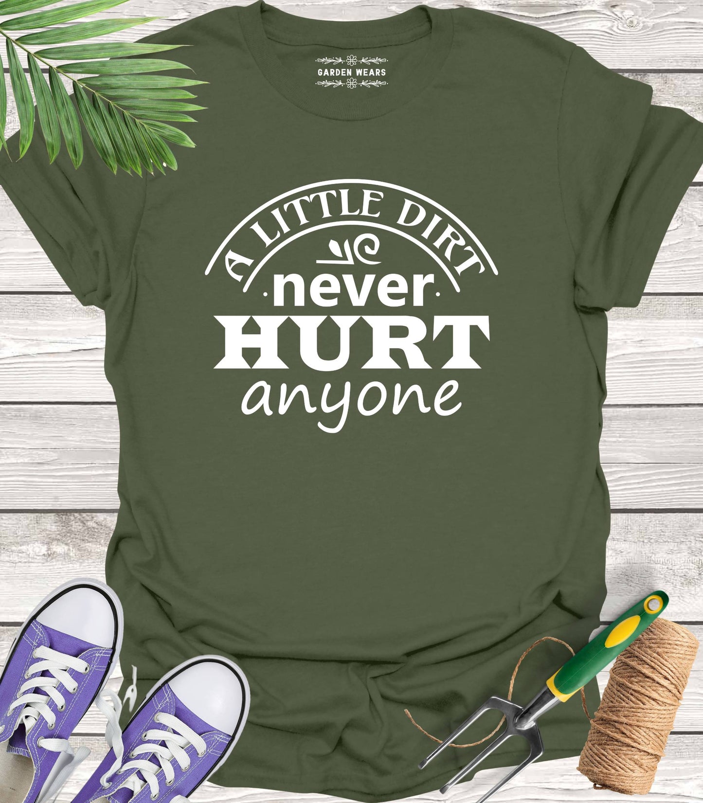 Unisex 100% Cotton T-shirt, A Little Dirt Never Hurt Anyone
