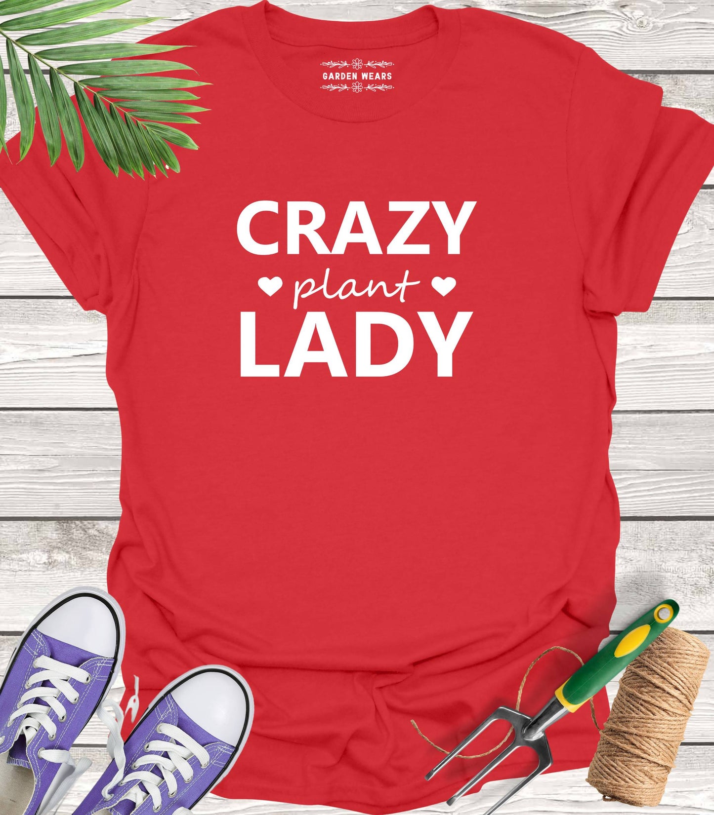 Unisex 100% Cotton T-shirt, Crazy Plant Lady
