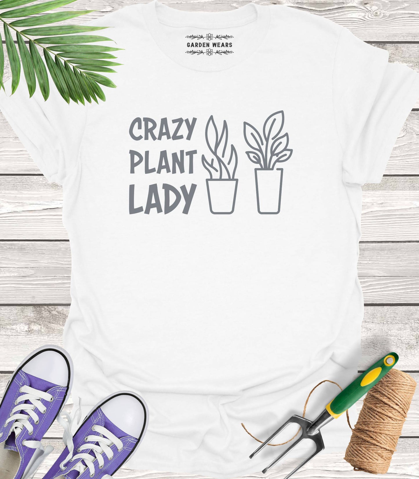 Unisex 100% Cotton T-shirt, Crazy Plant Lady