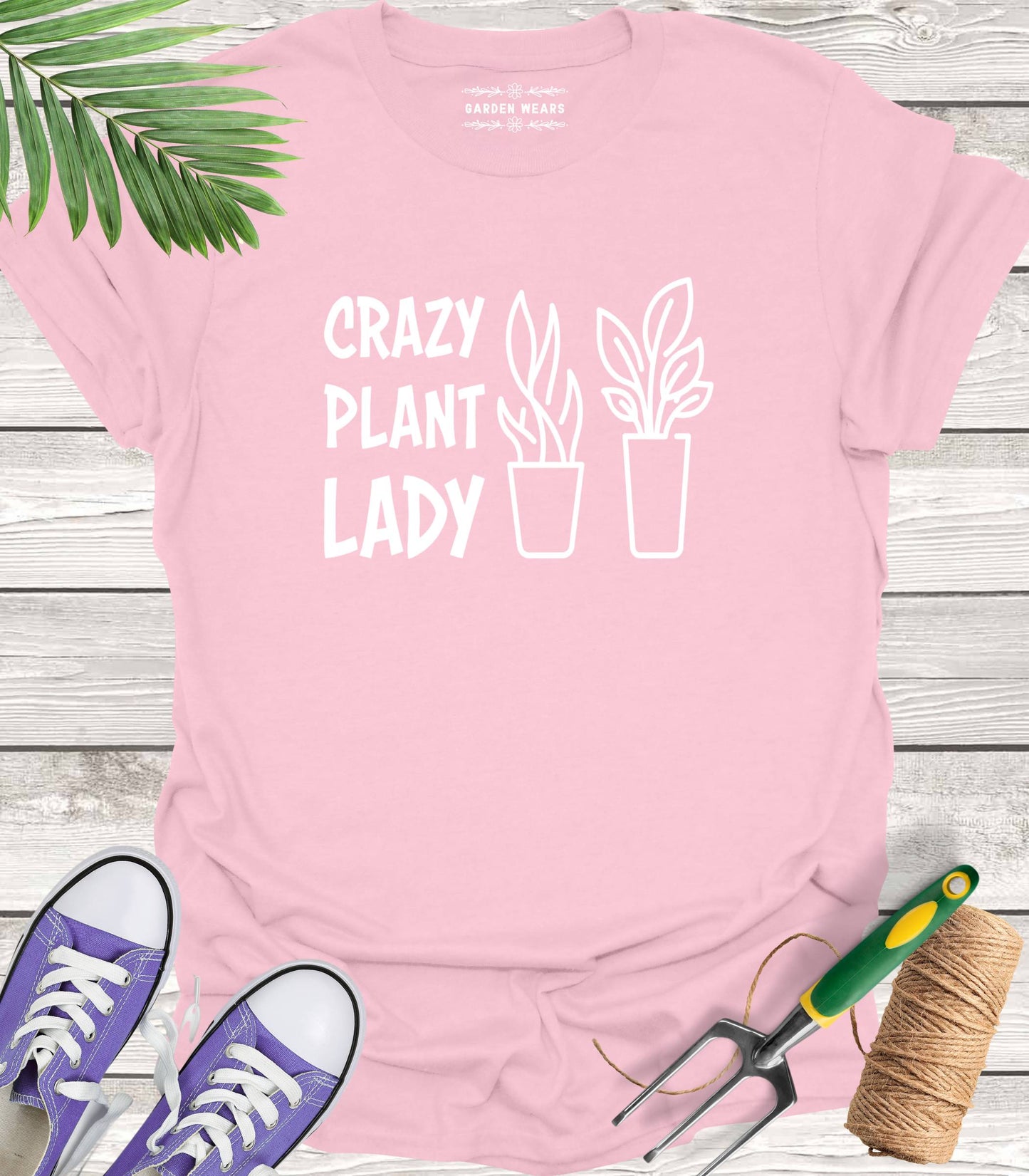 Unisex 100% Cotton T-shirt, Crazy Plant Lady