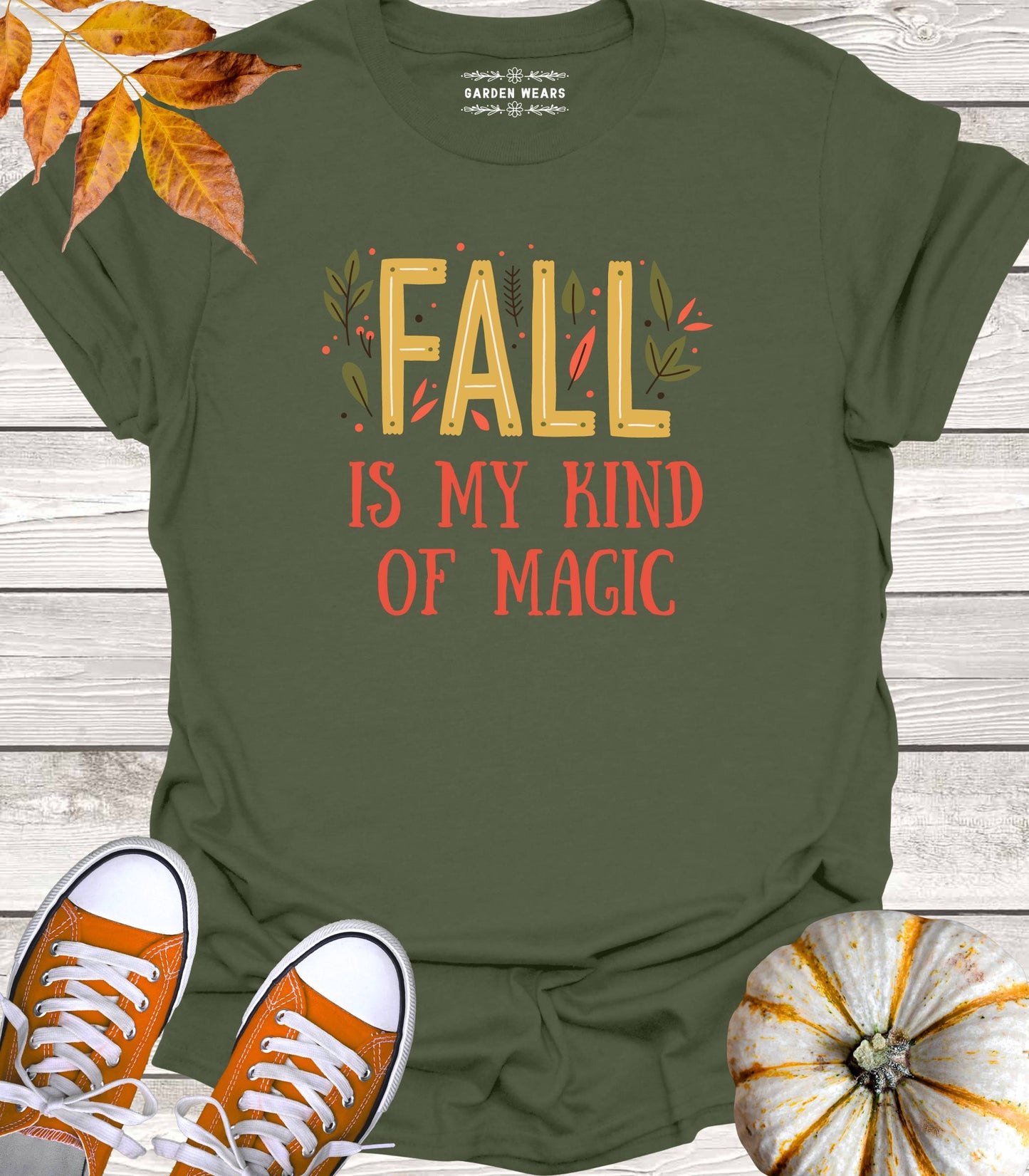 Unisex 100% Cotton T-shirt, Fall Is My Kind Of Magic