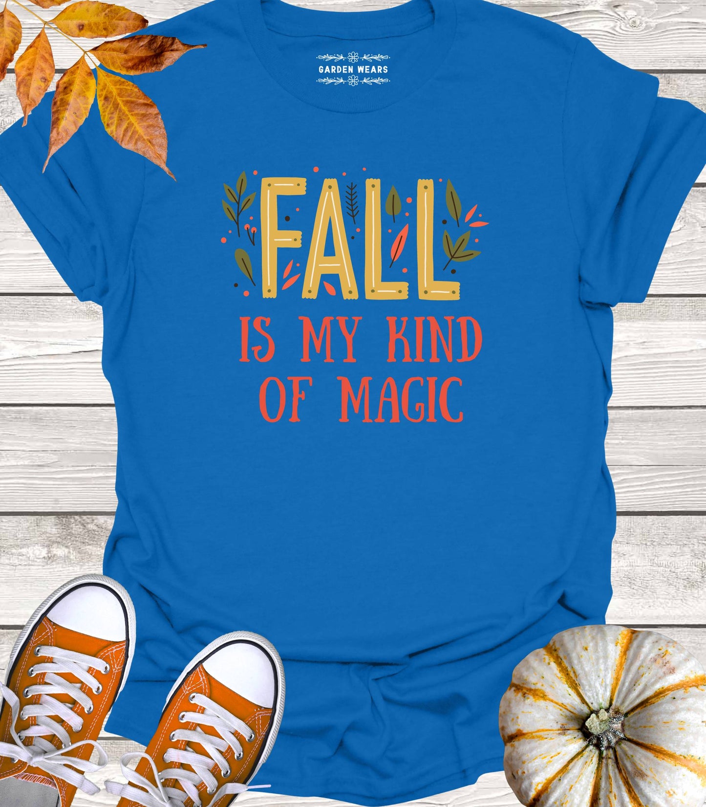 Unisex 100% Cotton T-shirt, Fall Is My Kind Of Magic