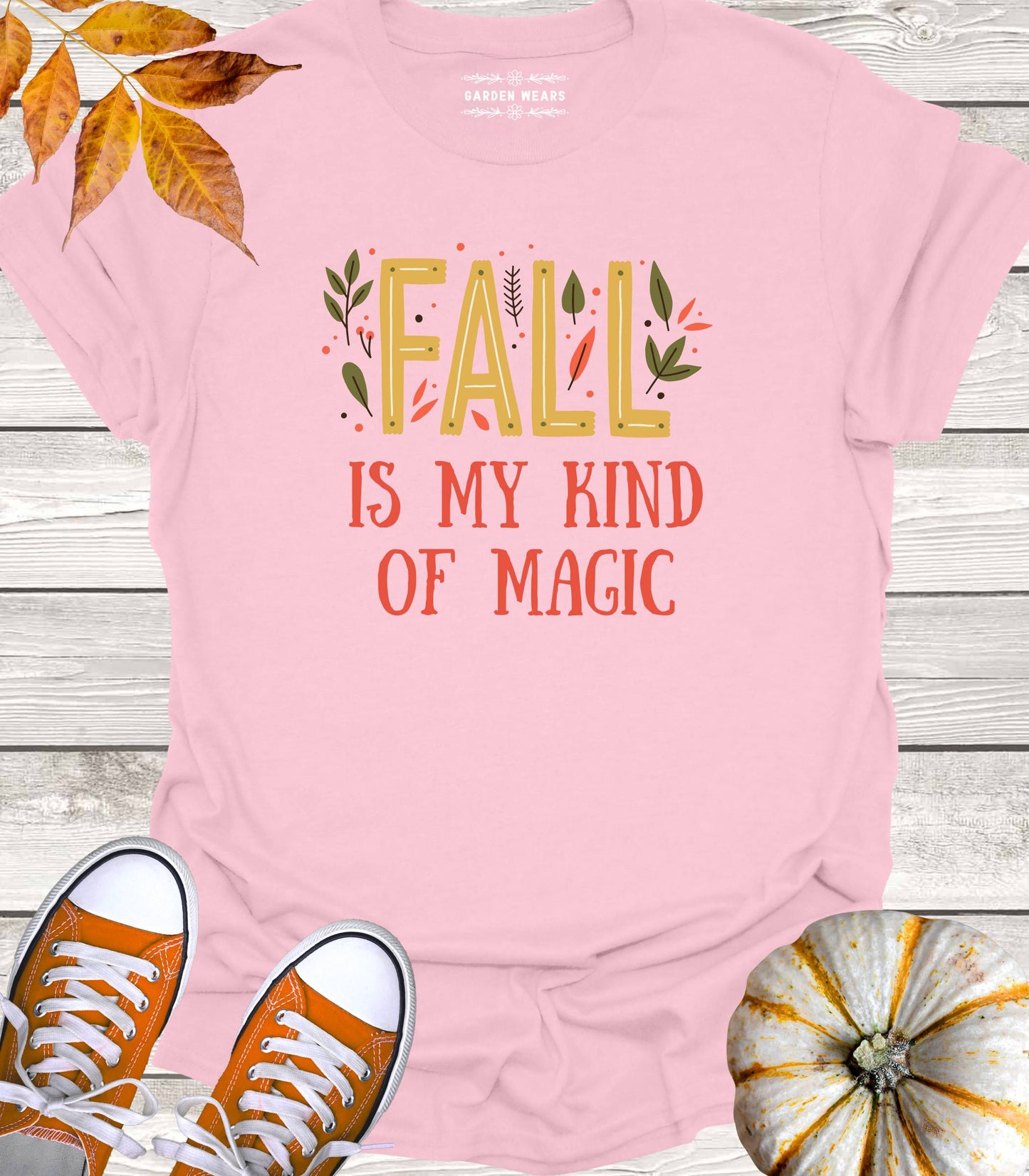Unisex 100% Cotton T-shirt, Fall Is My Kind Of Magic