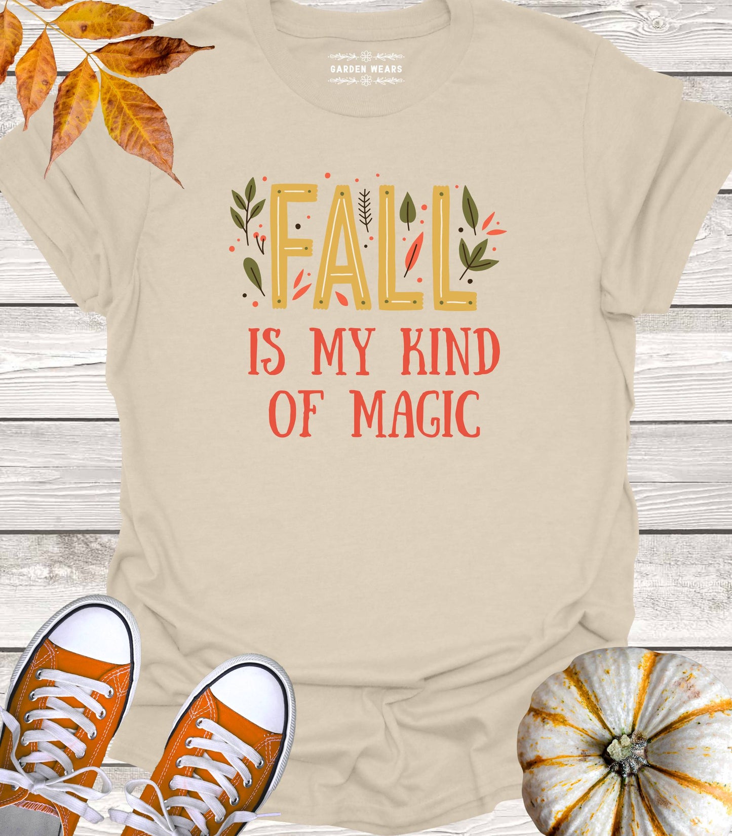 Unisex 100% Cotton T-shirt, Fall Is My Kind Of Magic
