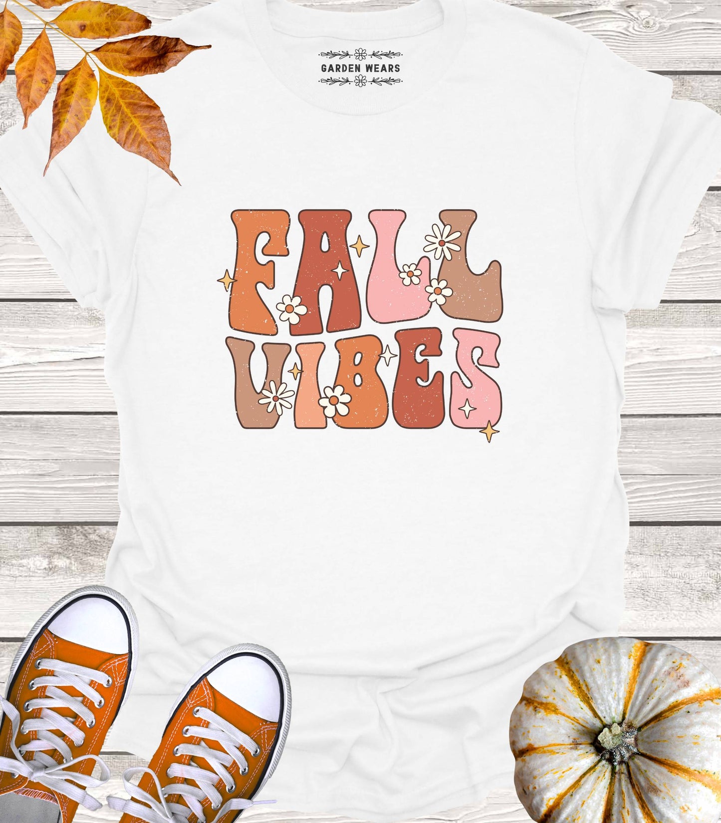 Unisex 100% Cotton T-shirt, Fall Vibes