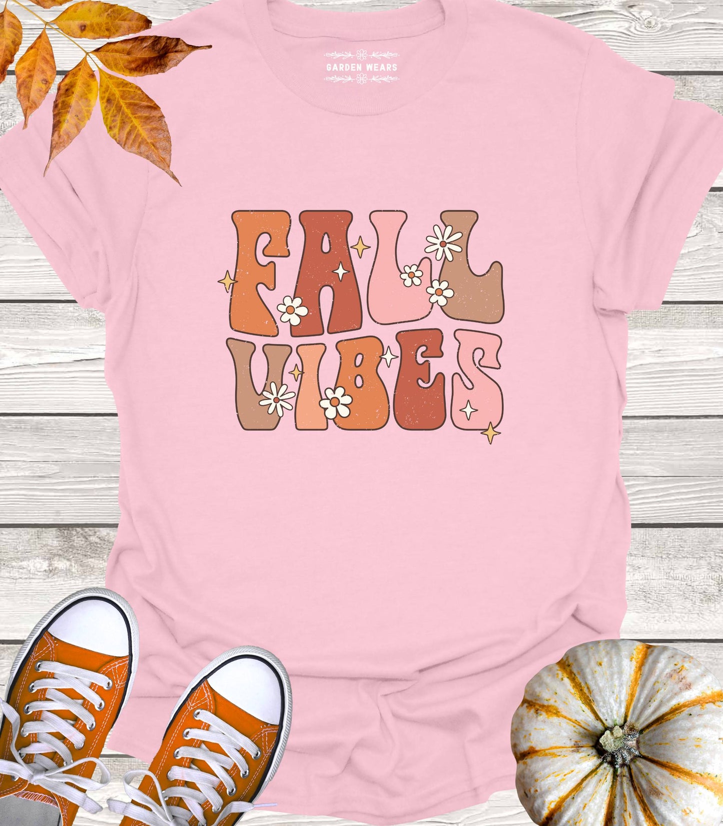 Unisex 100% Cotton T-shirt, Fall Vibes