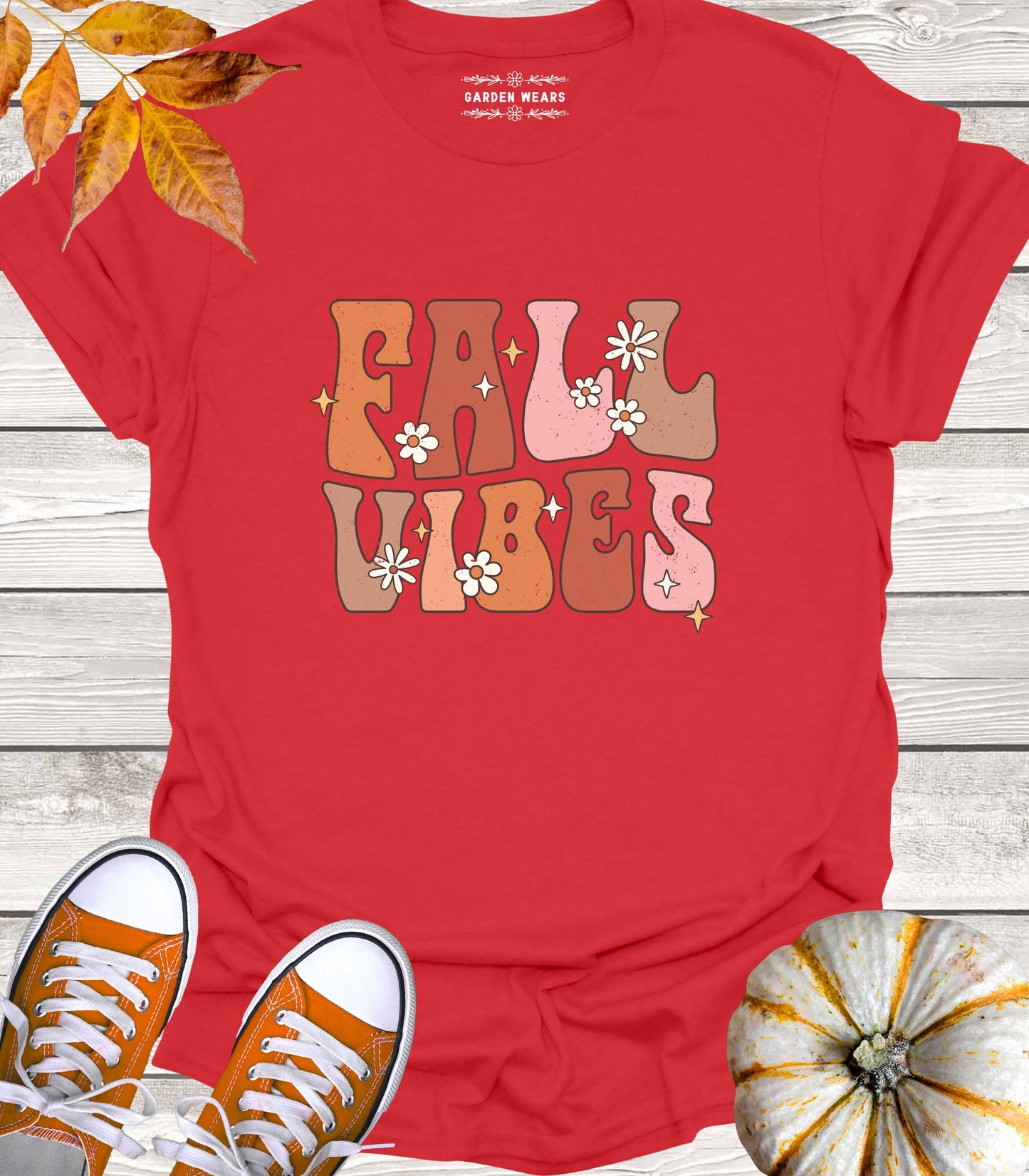 Unisex 100% Cotton T-shirt, Fall Vibes