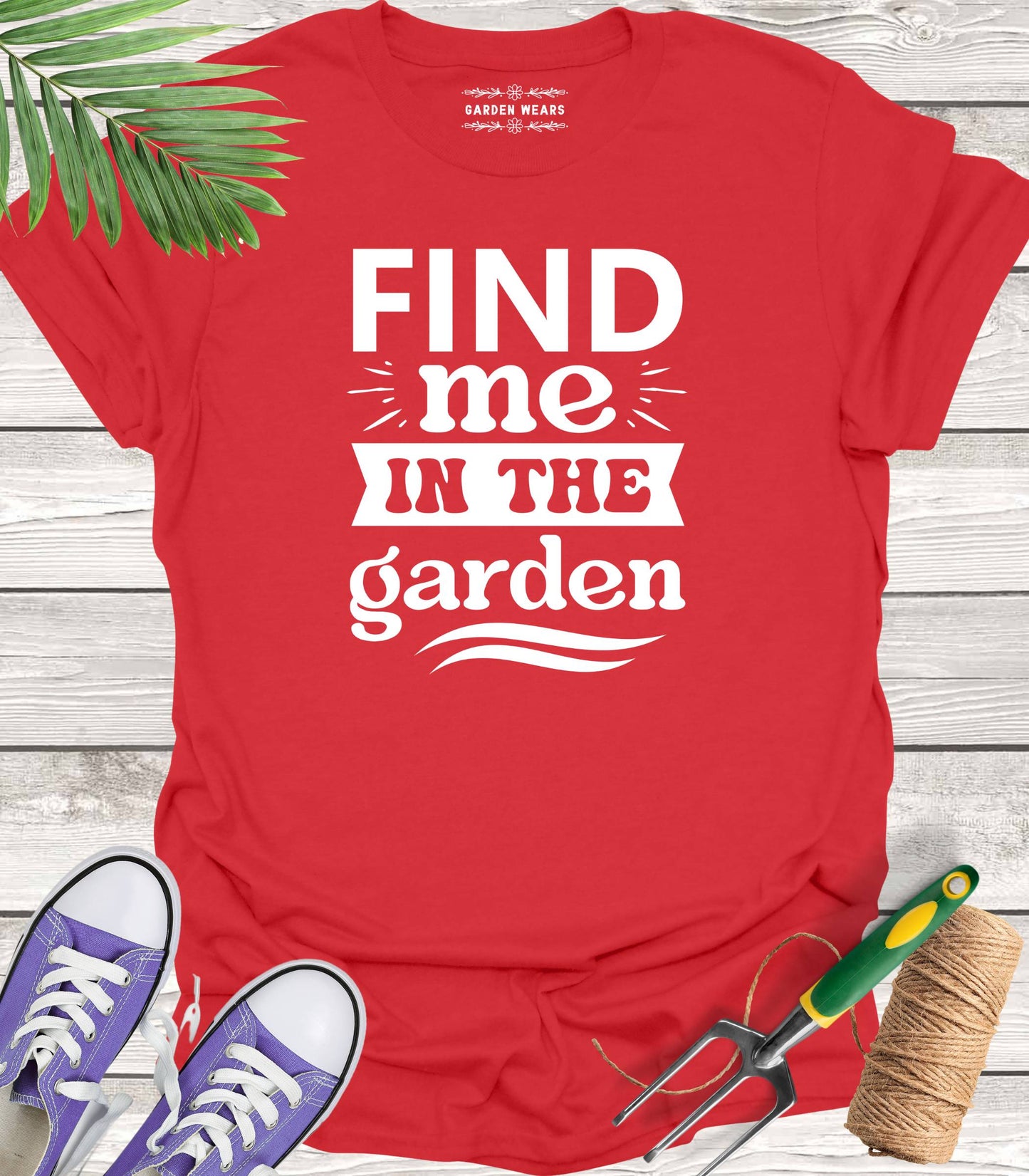 Unisex 100% Cotton T-shirt, Find Me In The Garden