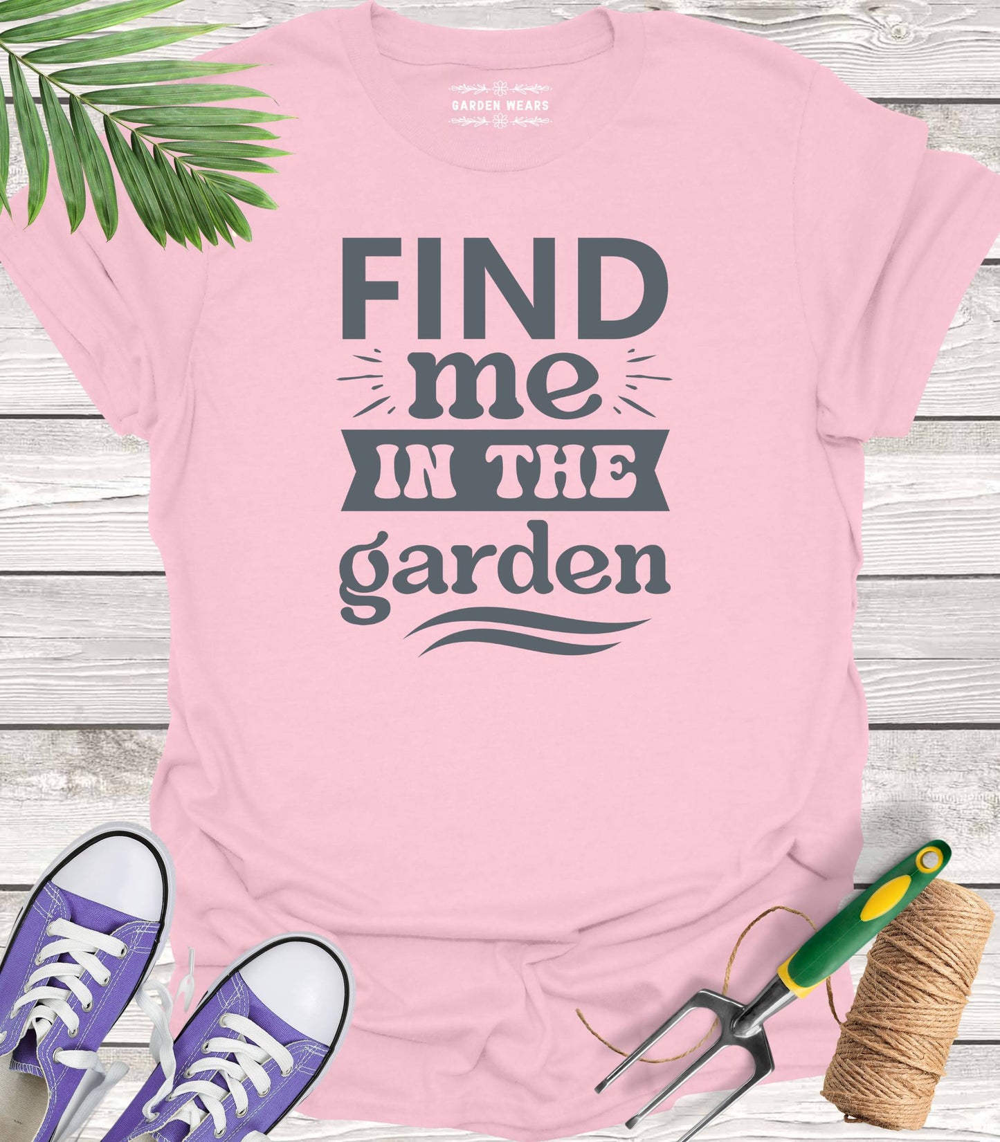 Unisex 100% Cotton T-shirt, Find Me In The Garden