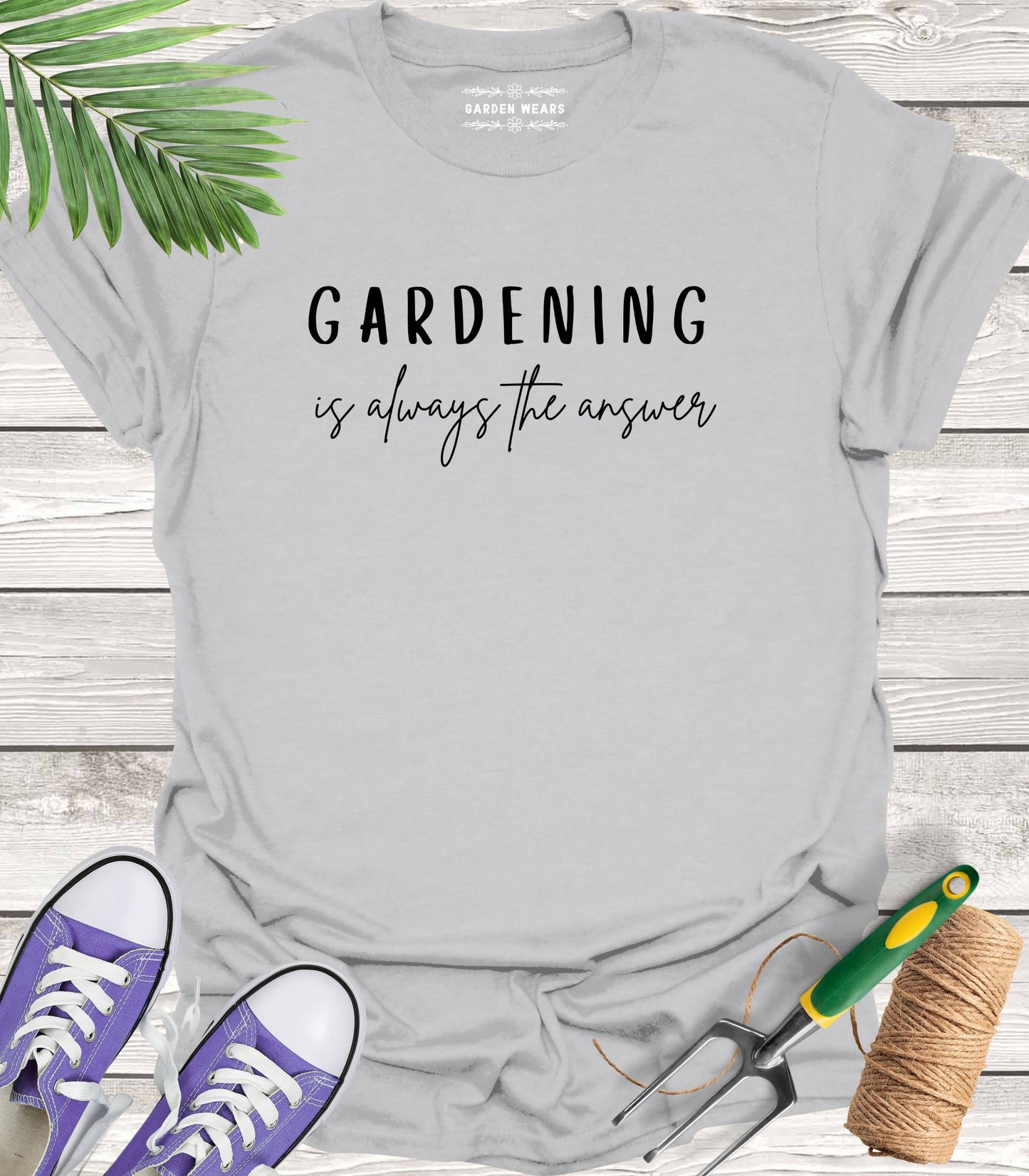 Unisex 100% Cotton T-shirt, Gardening Is Always The Answer