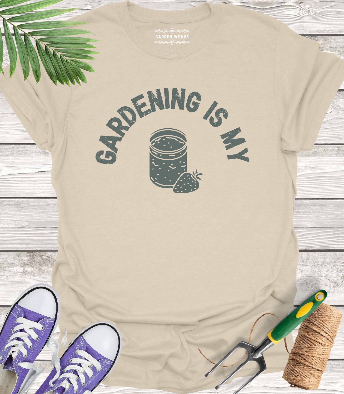 Unisex 100% Cotton T-shirt, Gardening Is My Jam