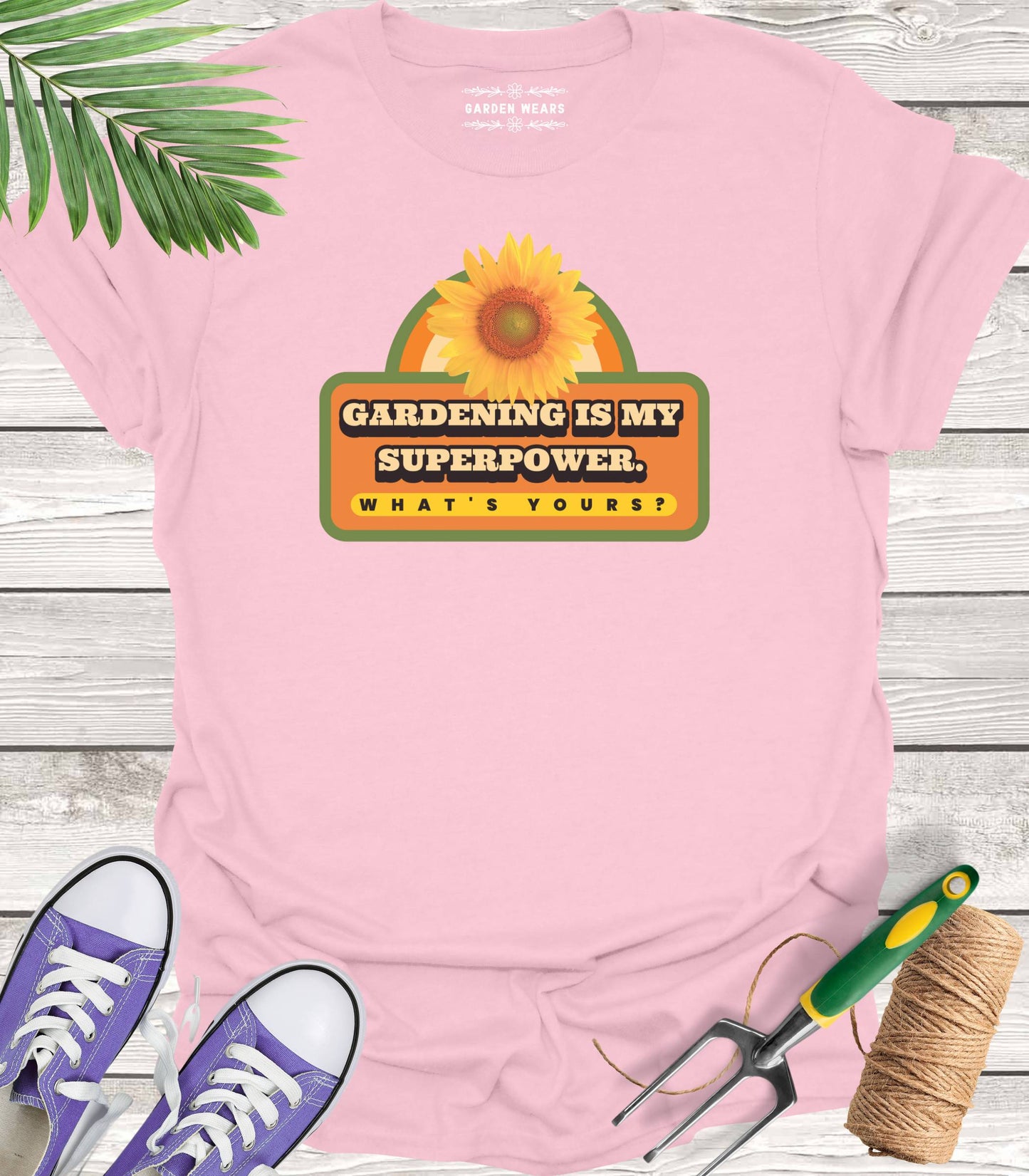 Unisex 100% Cotton T-shirt, Gardening Is My Super Power. What's Yours?