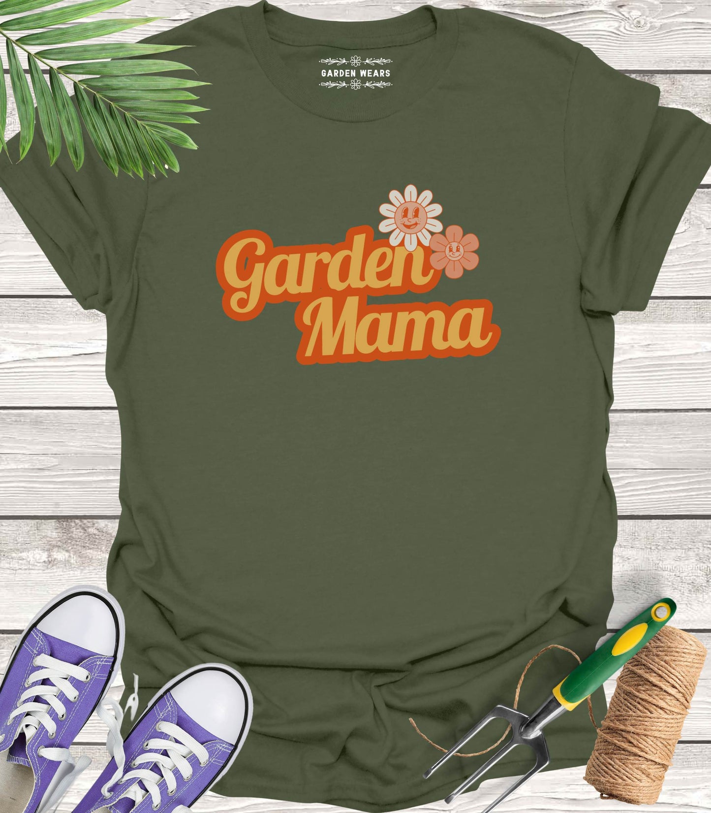 Unisex 100% Cotton T-shirt, Garden Mama