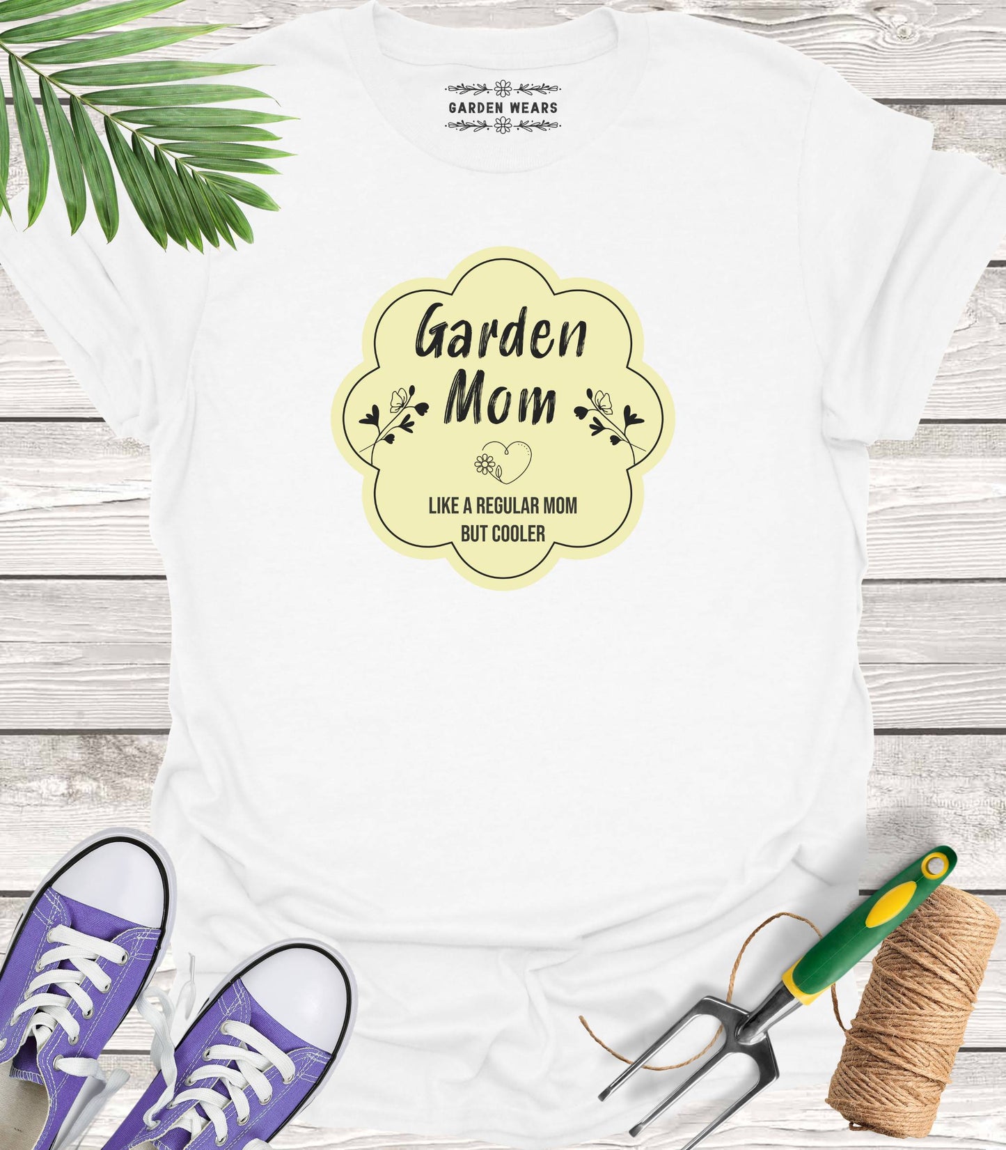 Unisex 100% Cotton T-shirt, Garden Mom
