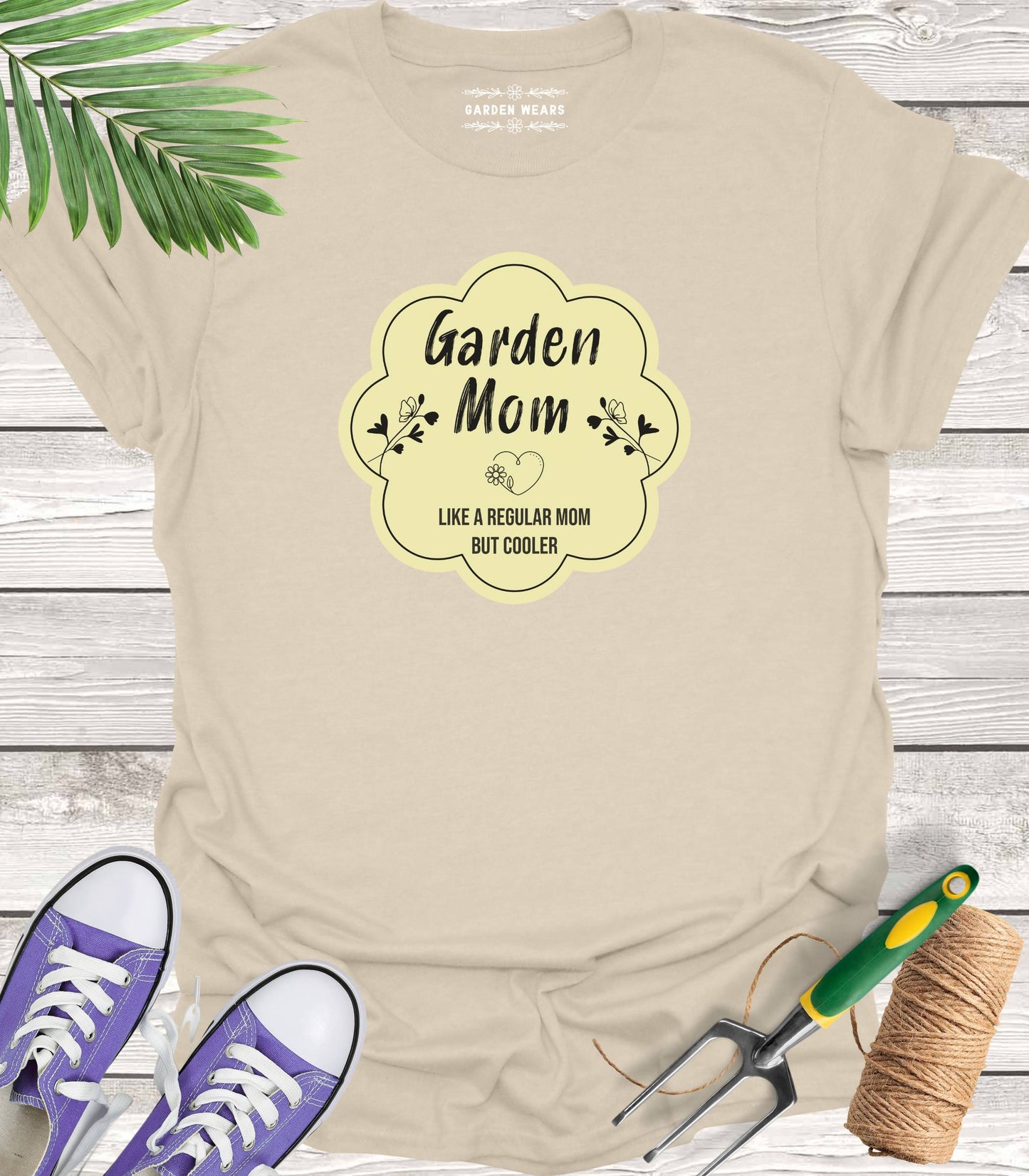 Unisex 100% Cotton T-shirt, Garden Mom