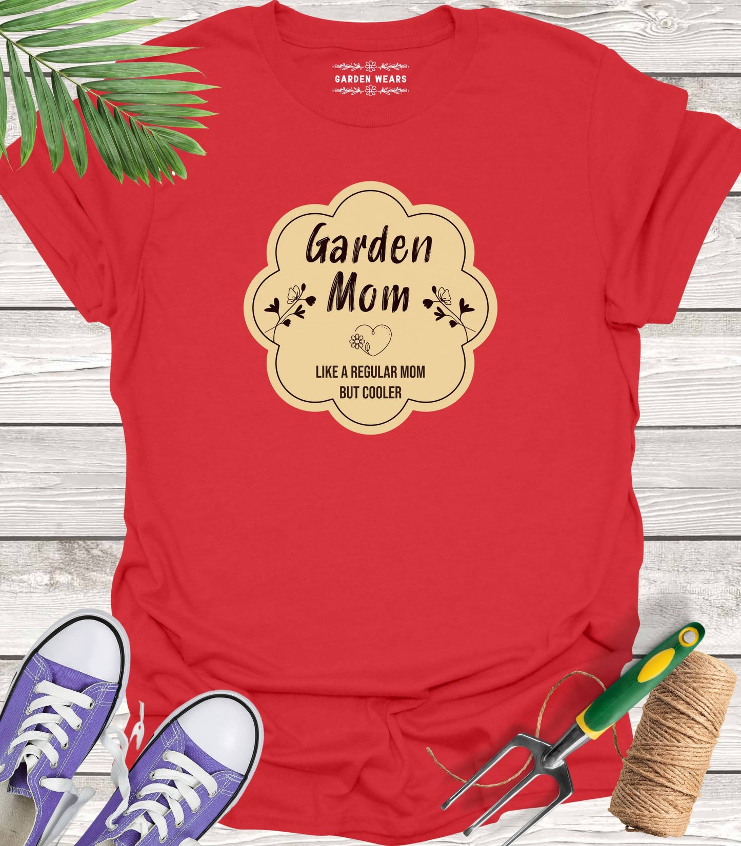 Unisex 100% Cotton T-shirt, Garden Mom