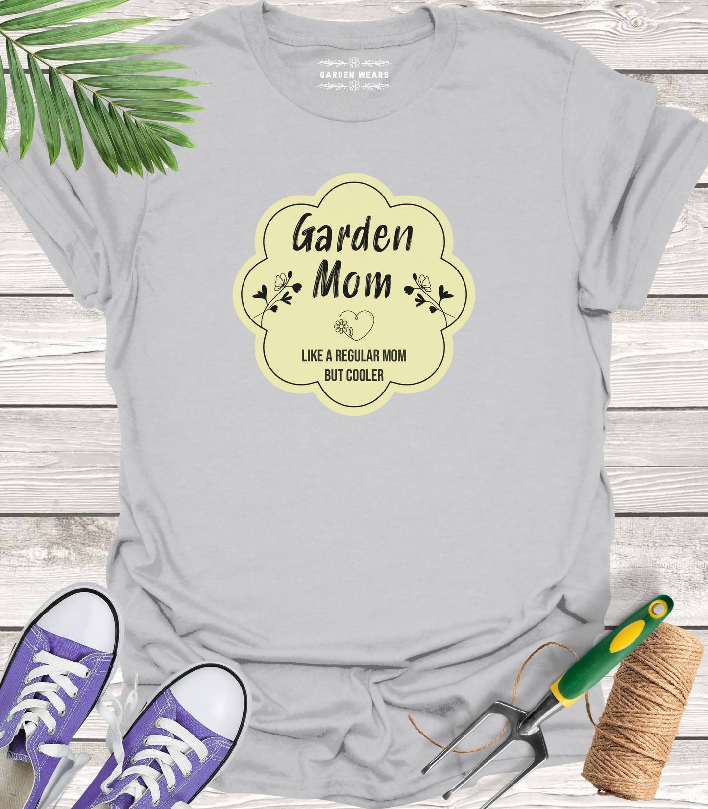 Unisex 100% Cotton T-shirt, Garden Mom