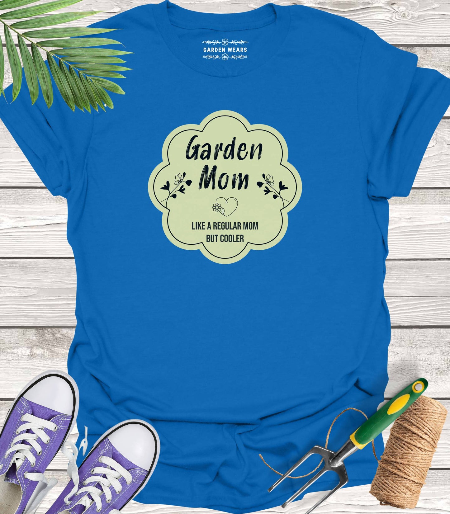 Unisex 100% Cotton T-shirt, Garden Mom