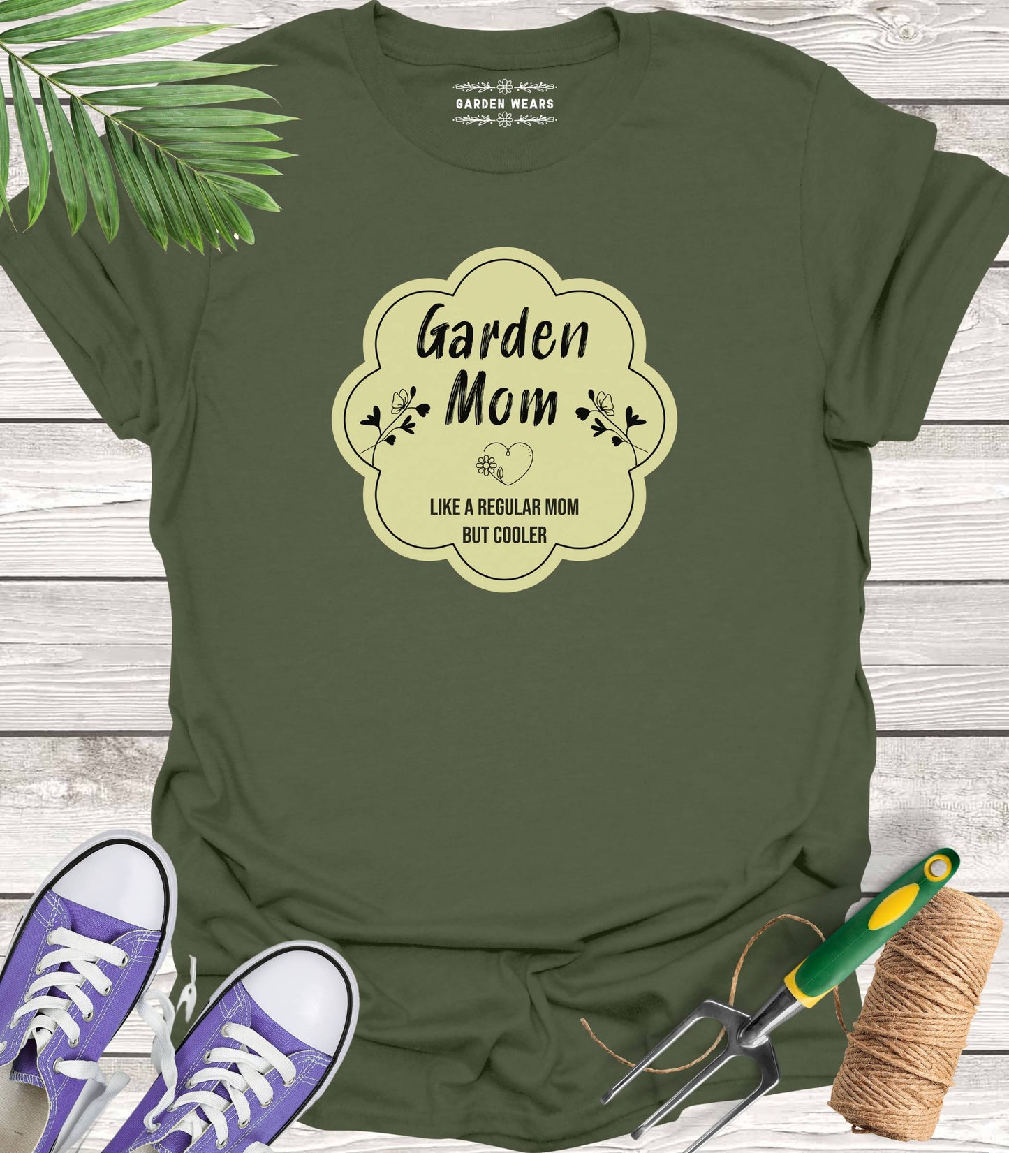 Unisex 100% Cotton T-shirt, Garden Mom
