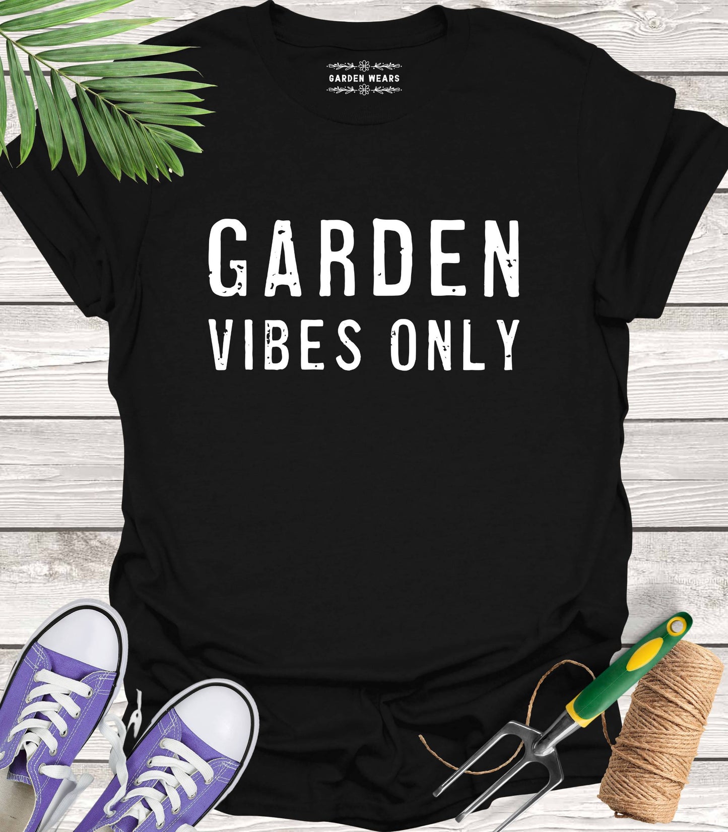 Unisex 100% Cotton T-shirt, Garden Vibes Only