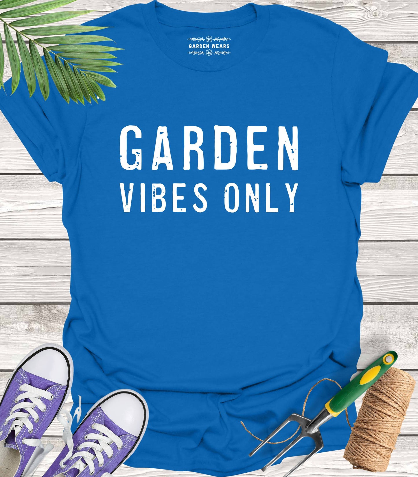 Unisex 100% Cotton T-shirt, Garden Vibes Only