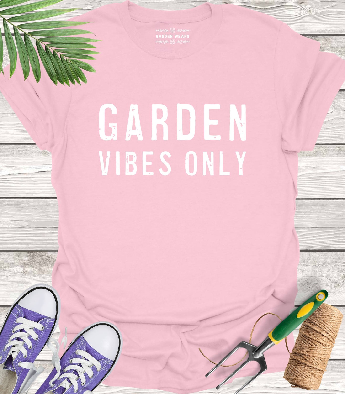 Unisex 100% Cotton T-shirt, Garden Vibes Only