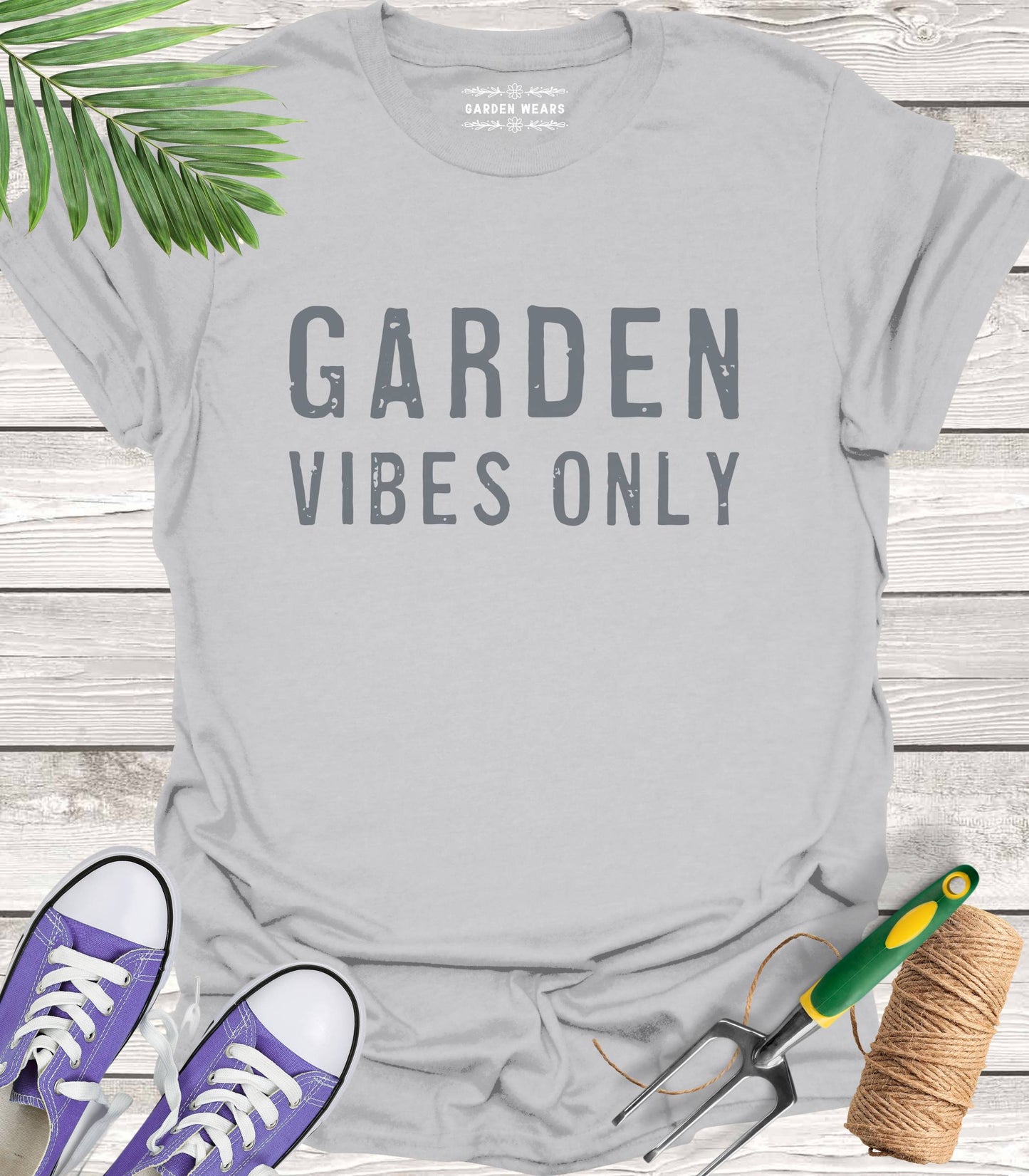 Unisex 100% Cotton T-shirt, Garden Vibes Only