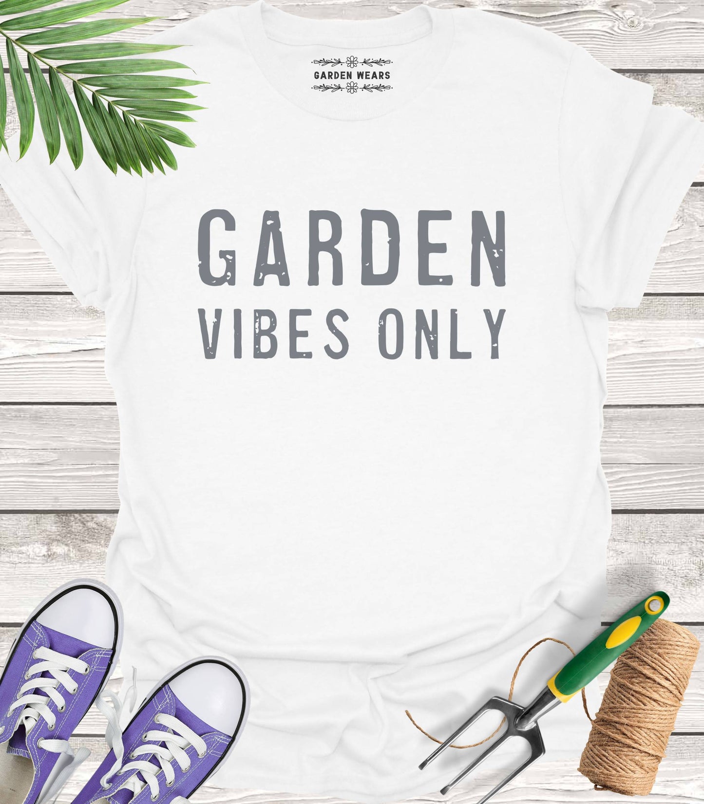 Unisex 100% Cotton T-shirt, Garden Vibes Only