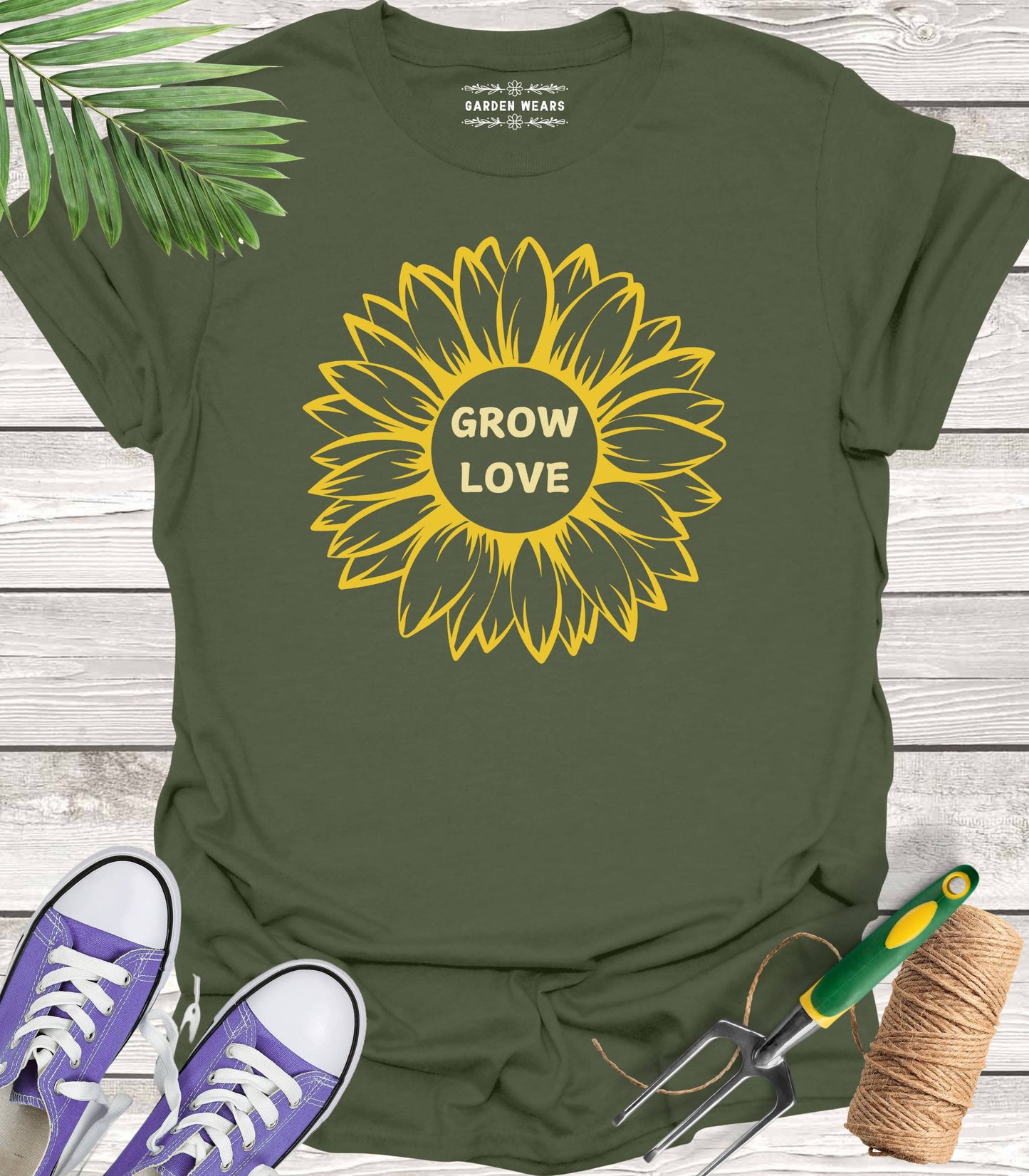 Unisex 100% Cotton T-shirt, Grow Love