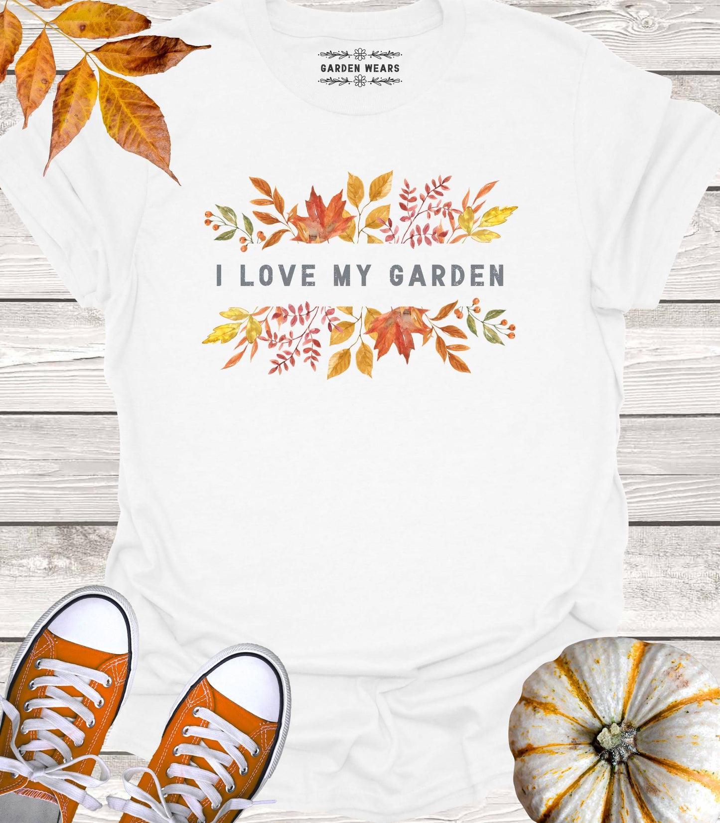 Unisex 100% Cotton T-shirt, I Love My Garden