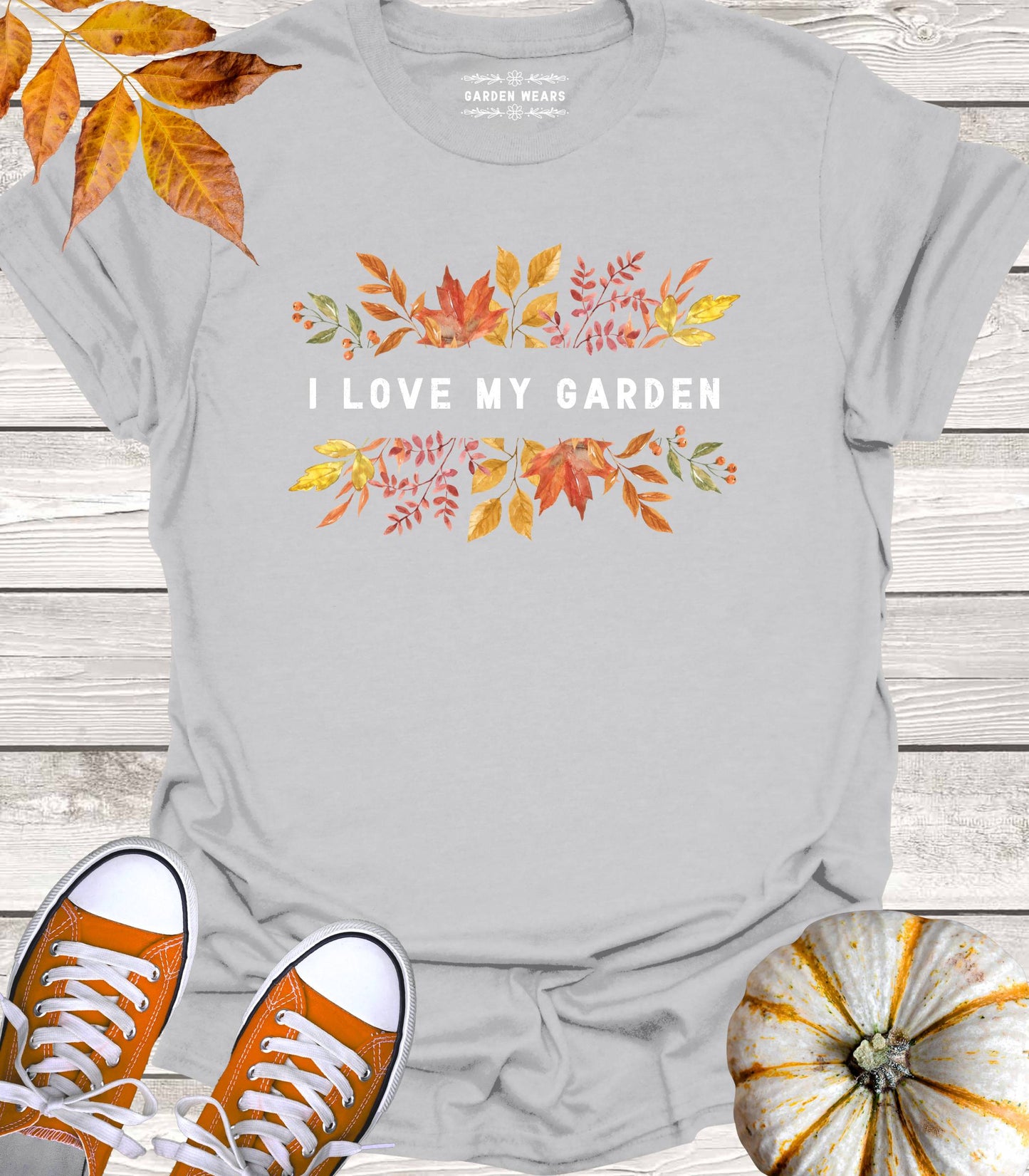Unisex 100% Cotton T-shirt, I Love My Garden