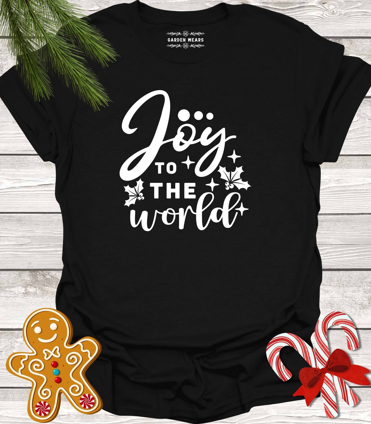 Unisex 100% Cotton T-shirt, Joy To The World