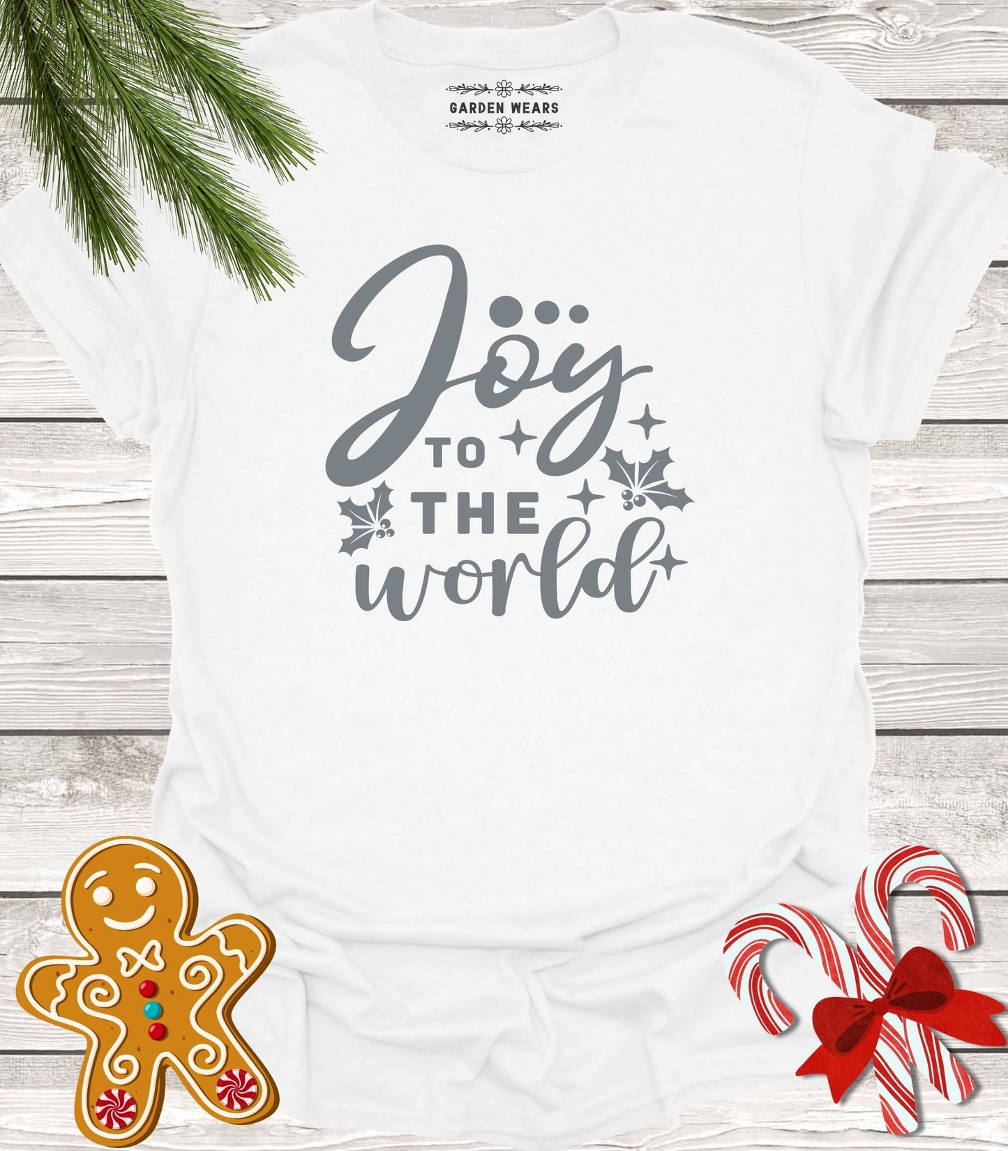Unisex 100% Cotton T-shirt, Joy To The World