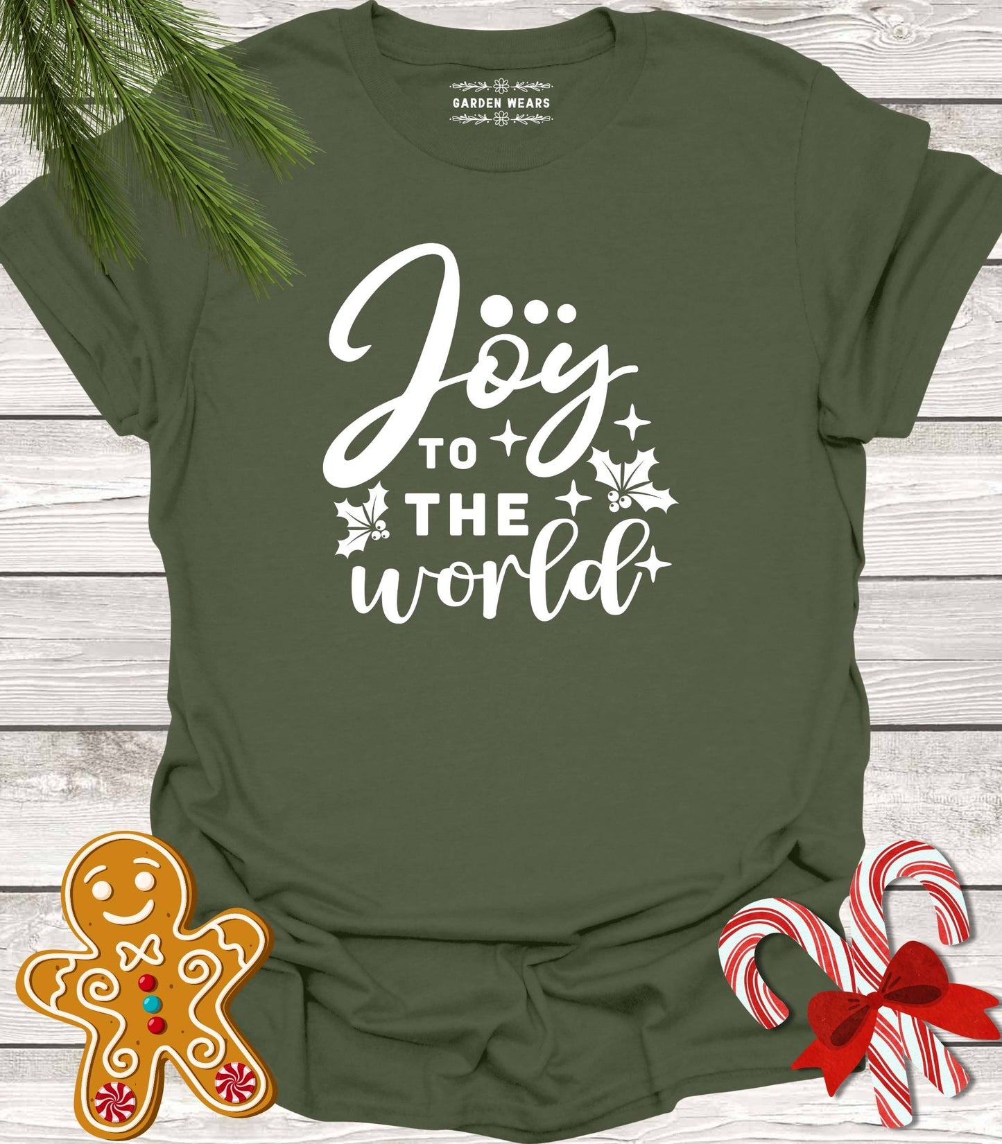Unisex 100% Cotton T-shirt, Joy To The World