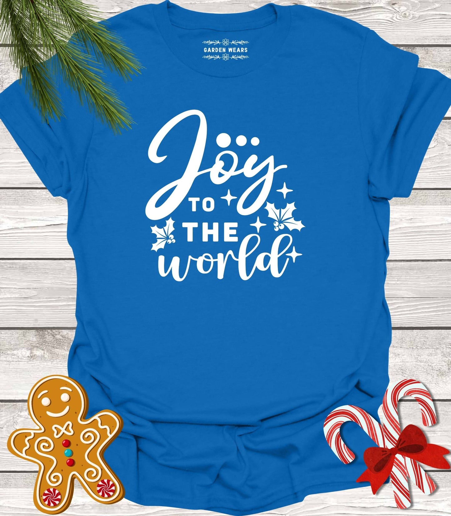 Unisex 100% Cotton T-shirt, Joy To The World