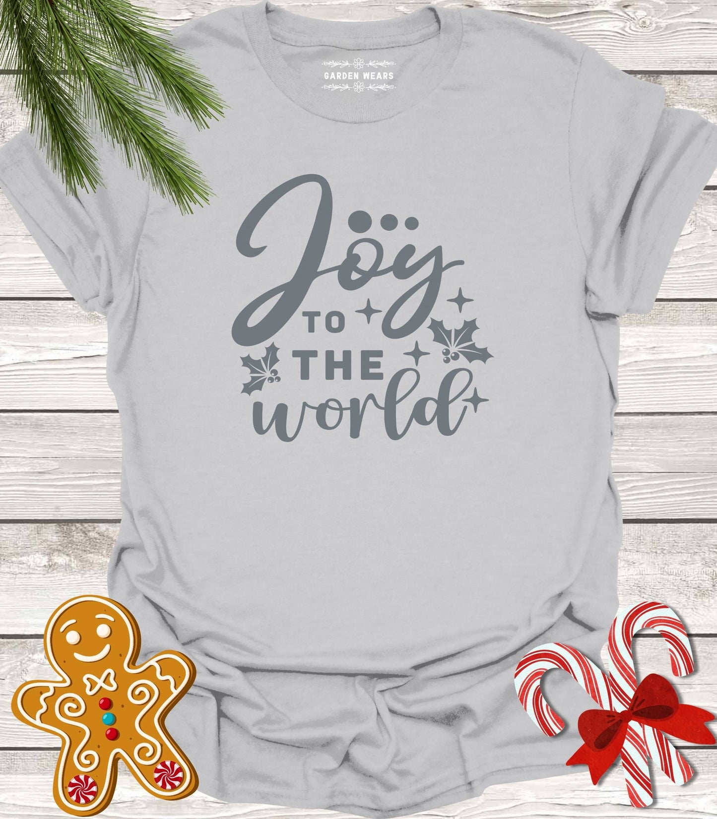 Unisex 100% Cotton T-shirt, Joy To The World