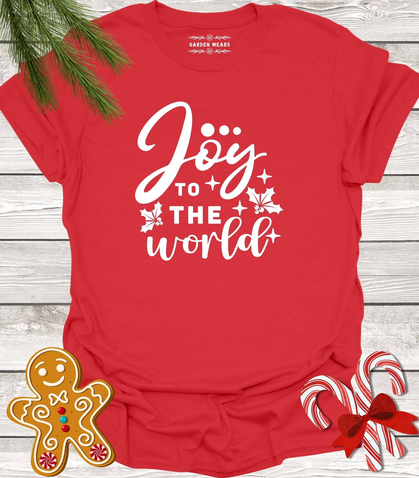 Unisex 100% Cotton T-shirt, Joy To The World