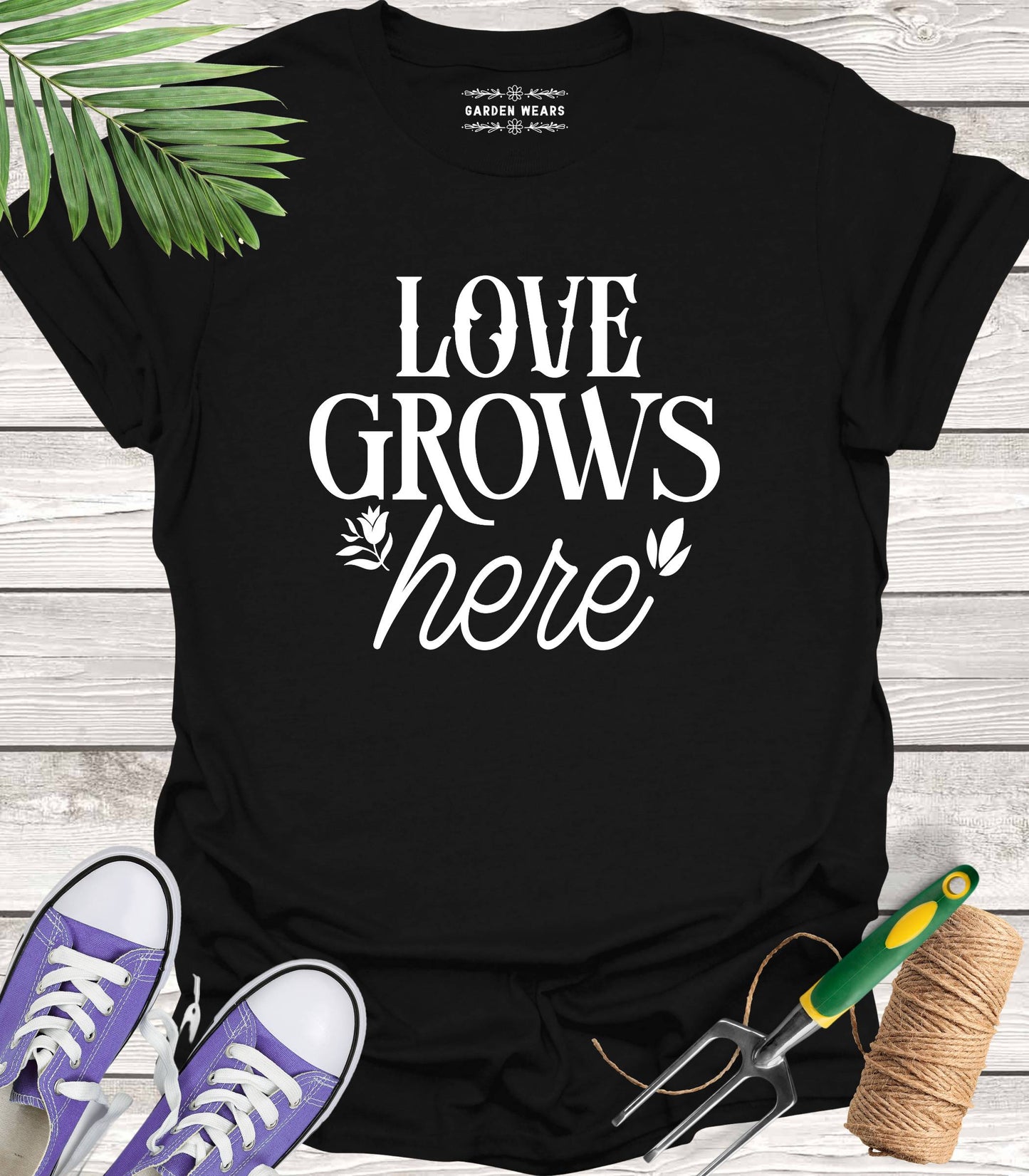 Unisex 100% Cotton T-shirt, Love Grows Here