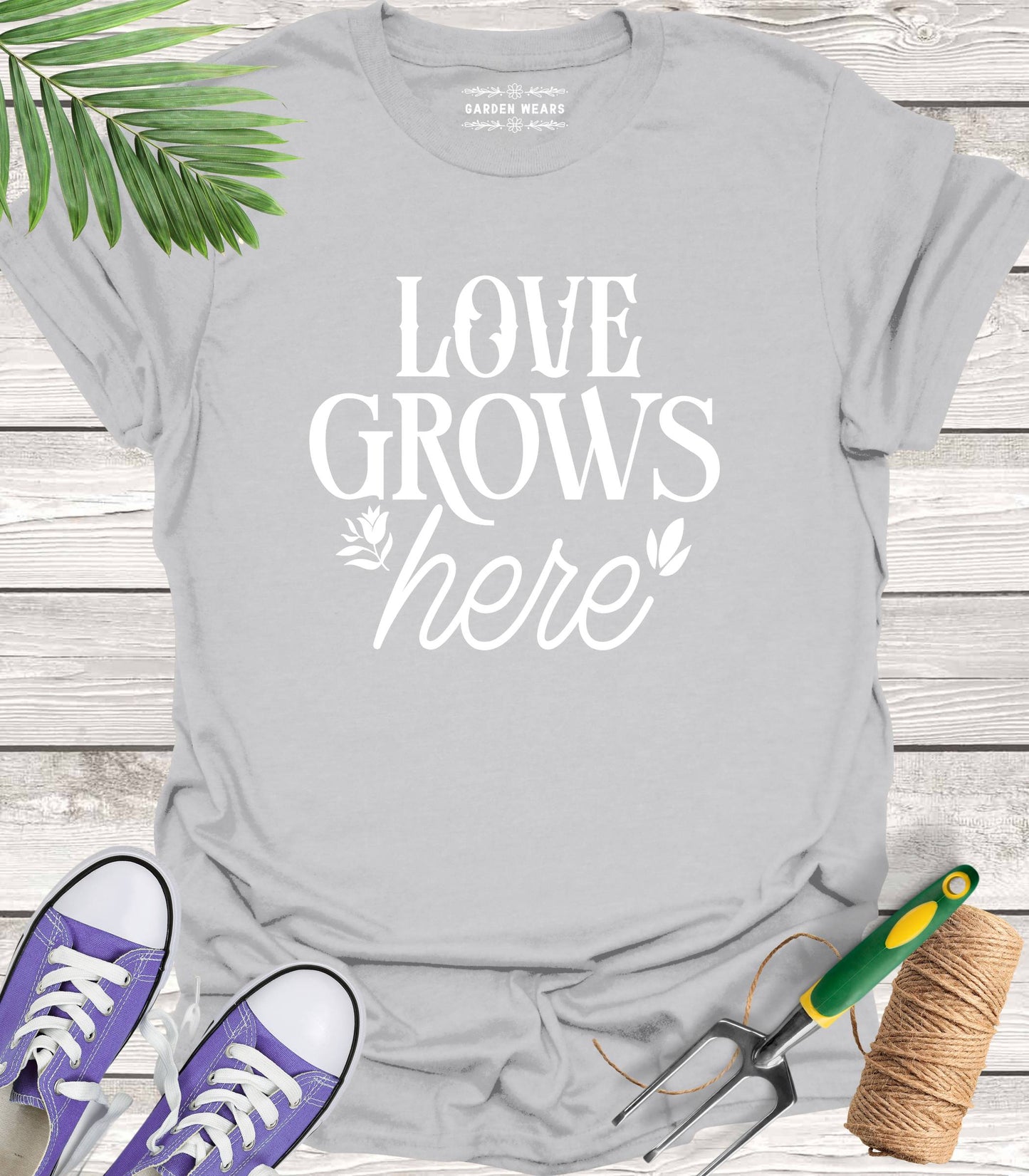 Unisex 100% Cotton T-shirt, Love Grows Here