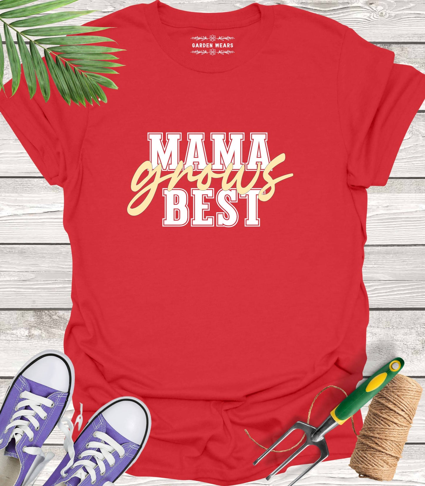 Unisex 100% Cotton T-shirt, Mama Grows Best