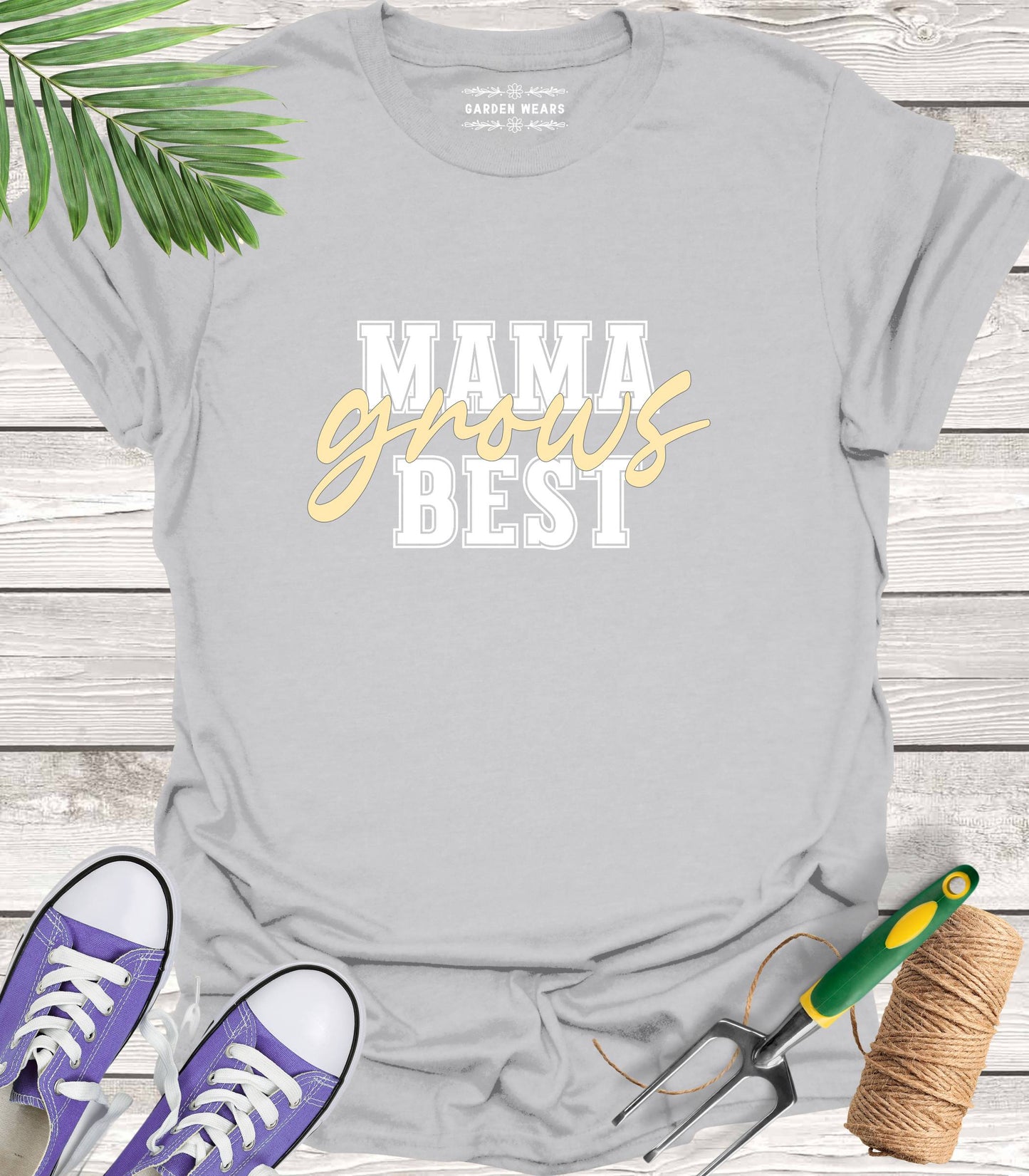 Unisex 100% Cotton T-shirt, Mama Grows Best