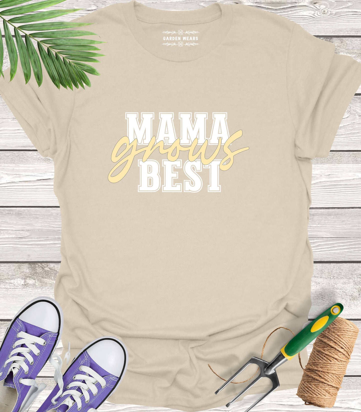 Unisex 100% Cotton T-shirt, Mama Grows Best