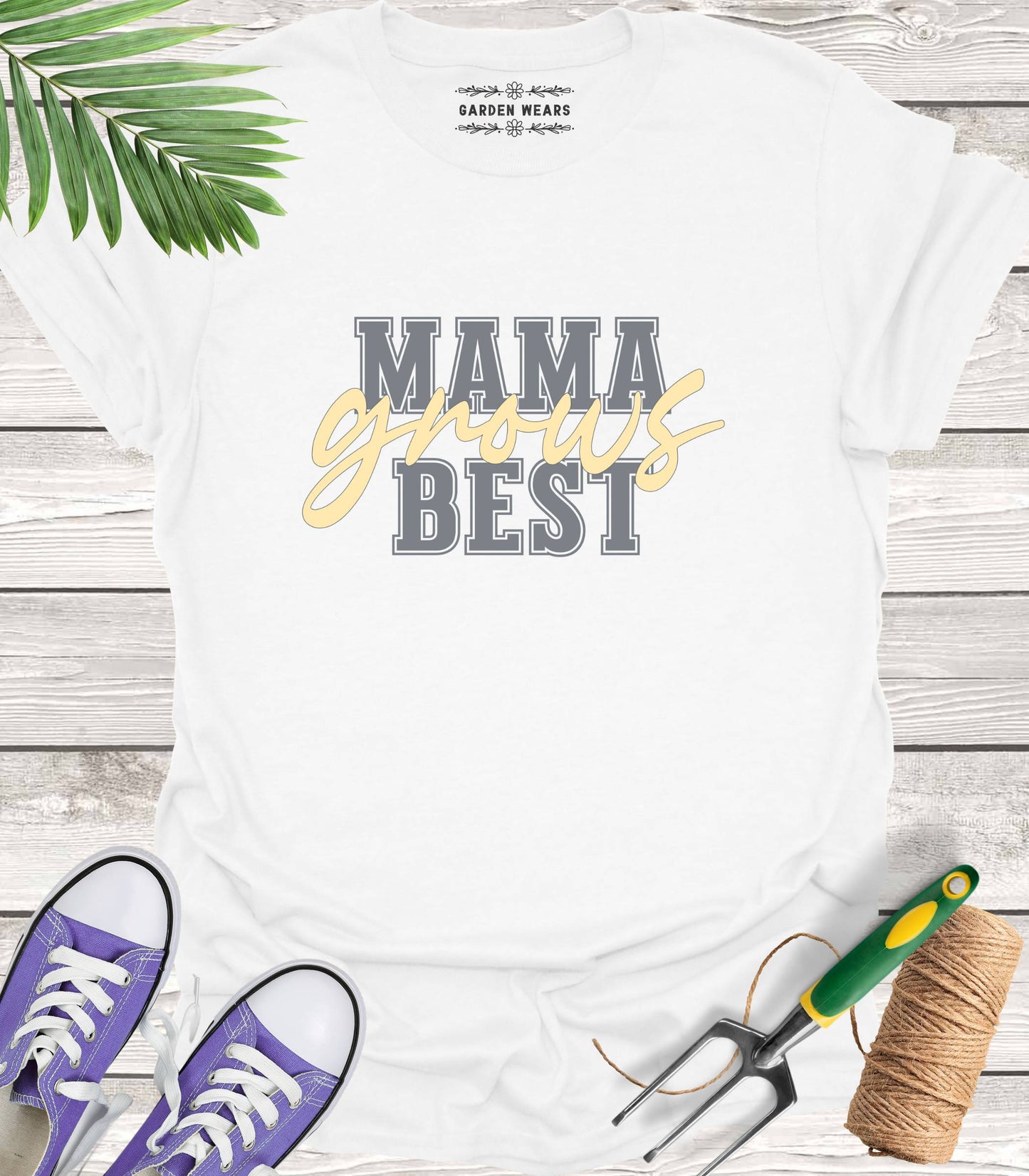 Unisex 100% Cotton T-shirt, Mama Grows Best
