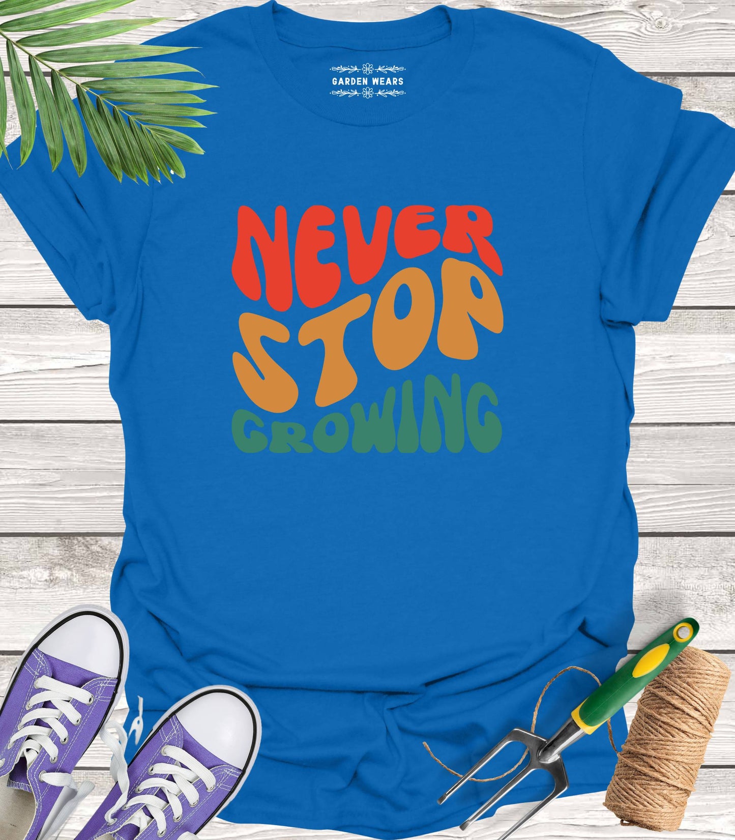 Unisex 100% Cotton T-shirt, Never Stop Growing