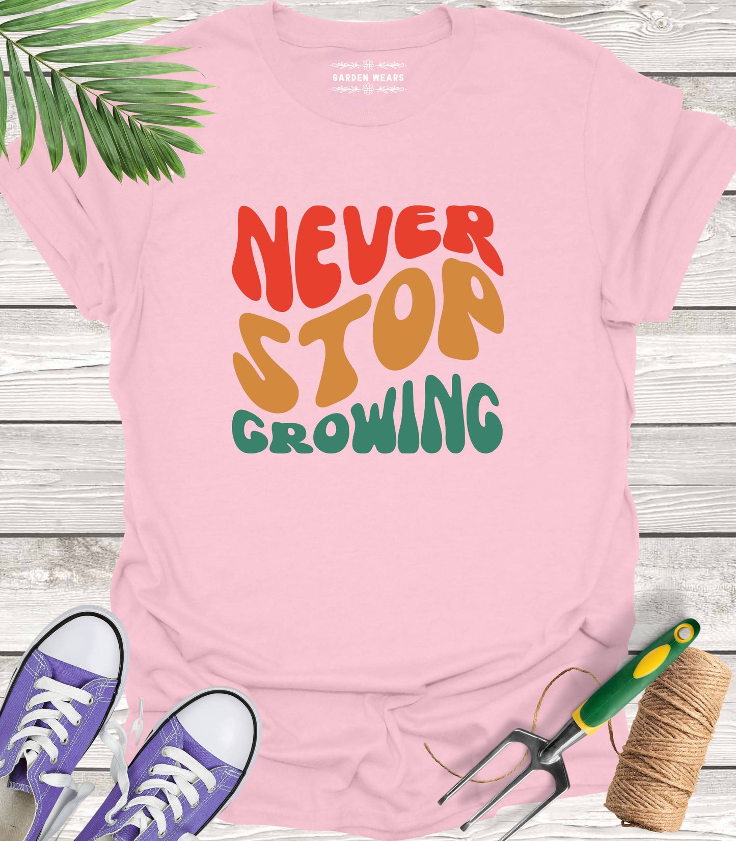 Unisex 100% Cotton T-shirt, Never Stop Growing