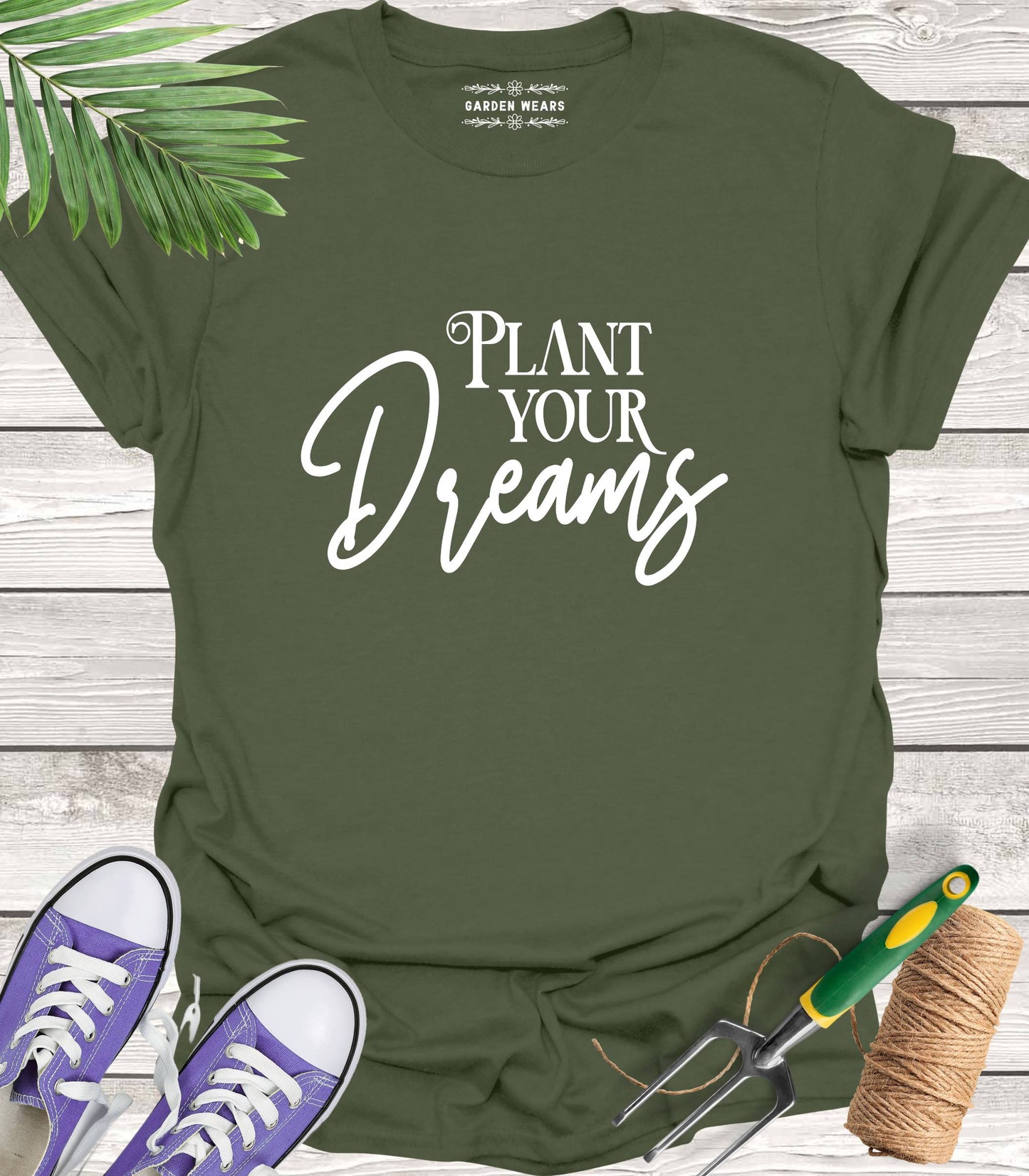 Unisex 100% Cotton T-shirt, Plant Your Dreams