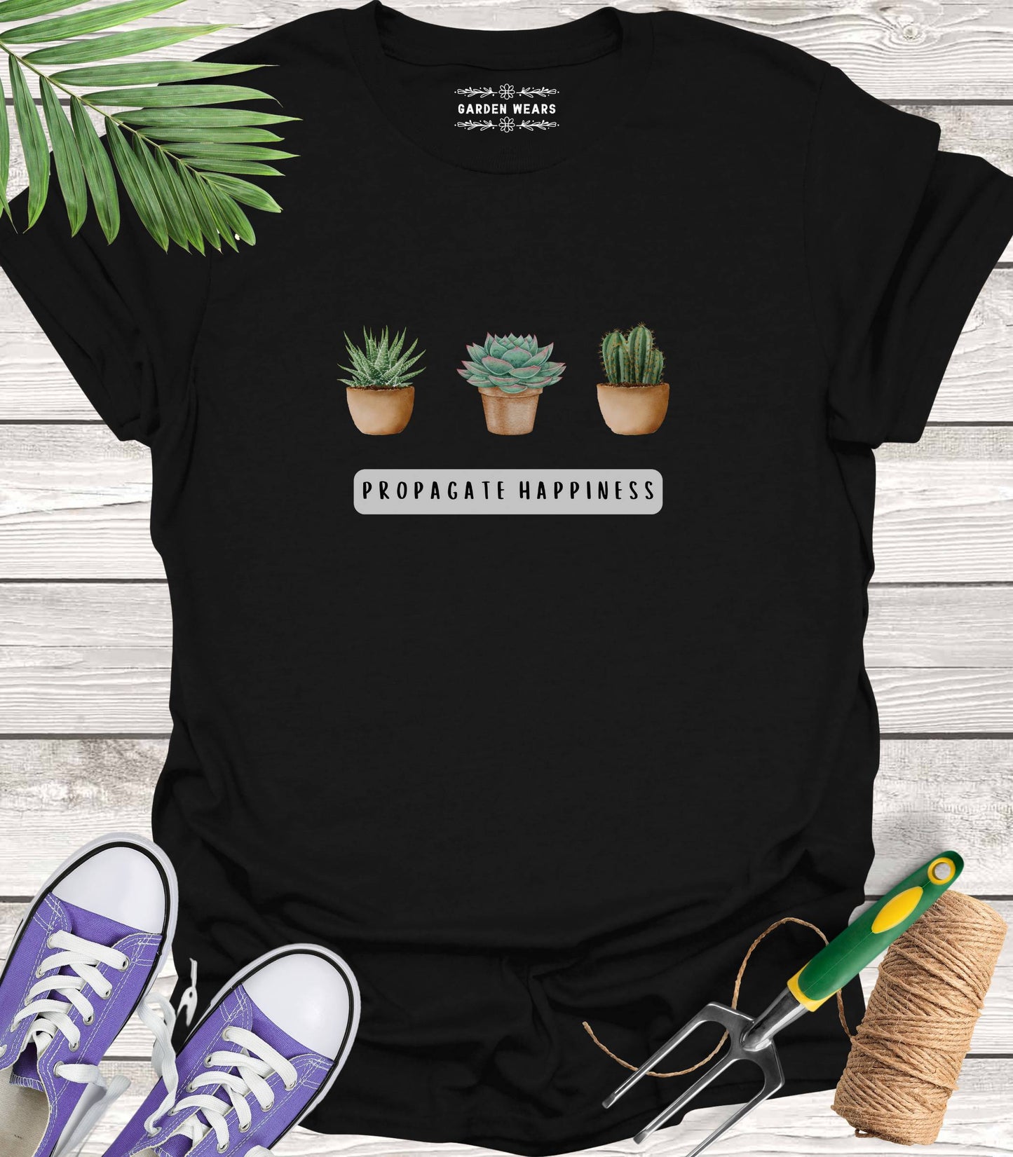Unisex 100% Cotton T-shirt, Propagate Happiness