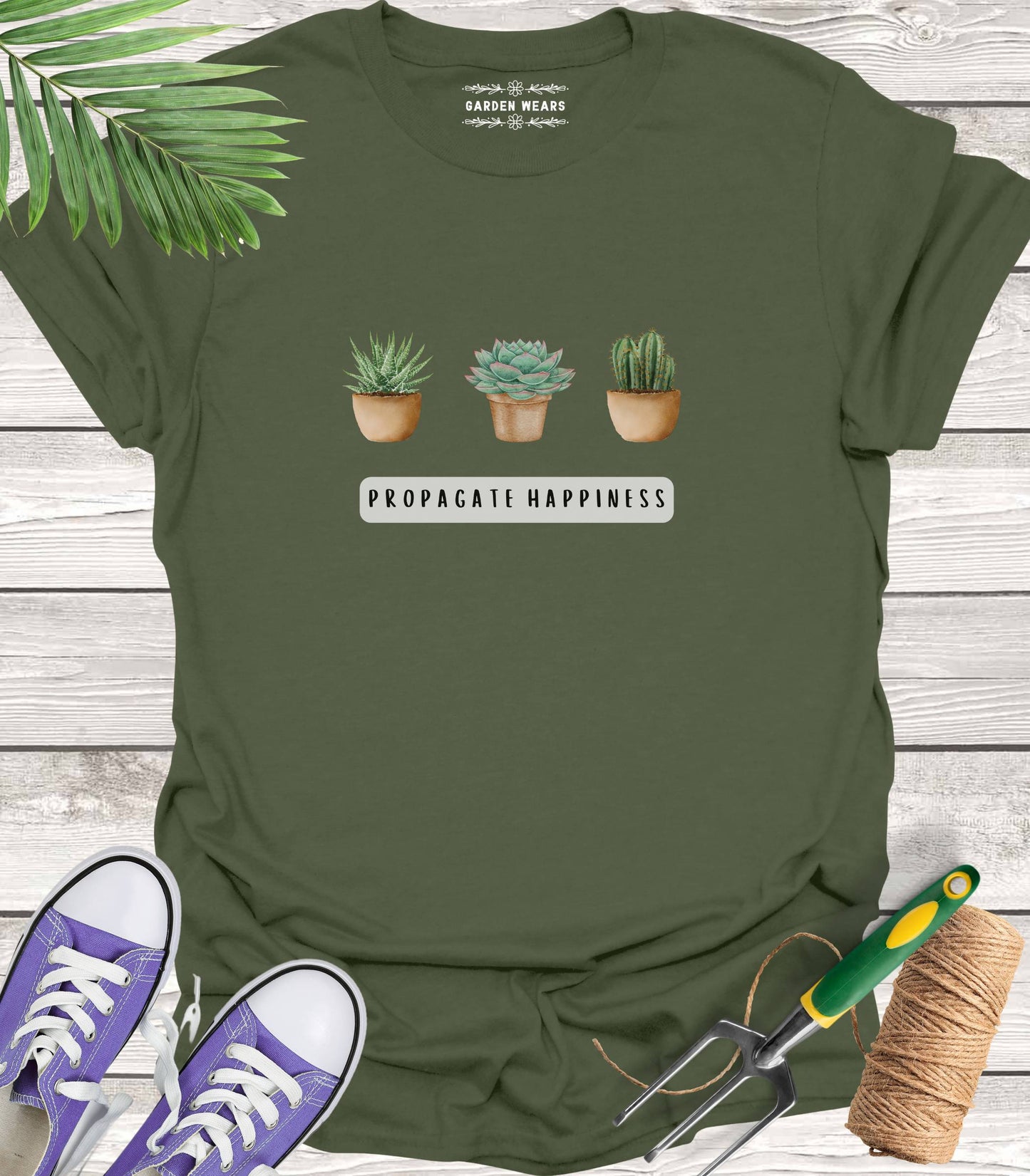 Unisex 100% Cotton T-shirt, Propagate Happiness