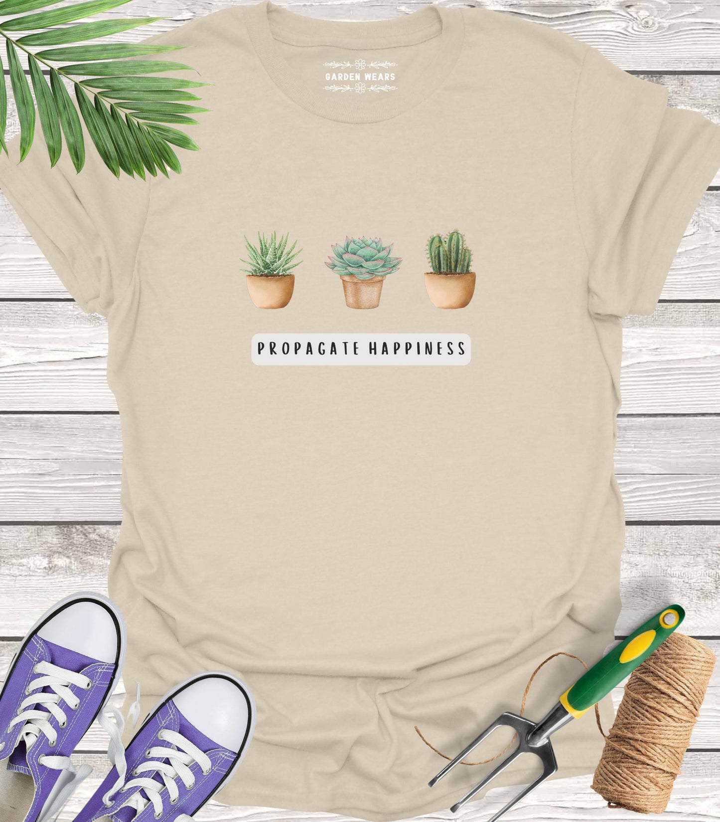 Unisex 100% Cotton T-shirt, Propagate Happiness