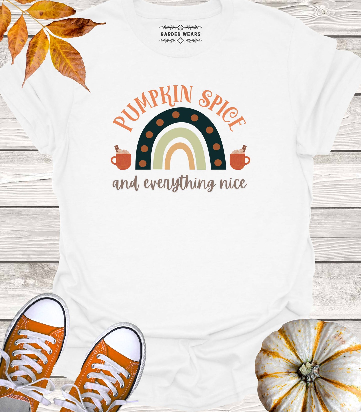 Unisex 100% Cotton T-shirt, Pumpkin Spice & Everything Nice